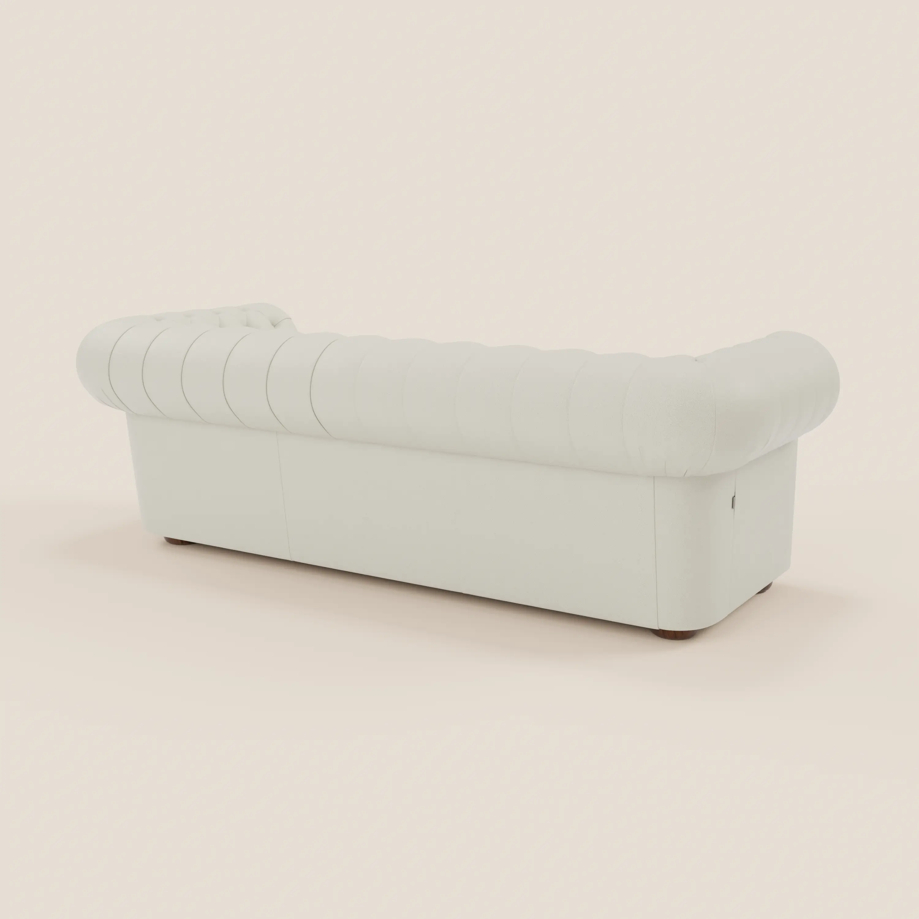 Chester 4 places 3 assises en véritable cuir - Chesterfield capitonnage artisanal - Image 37
