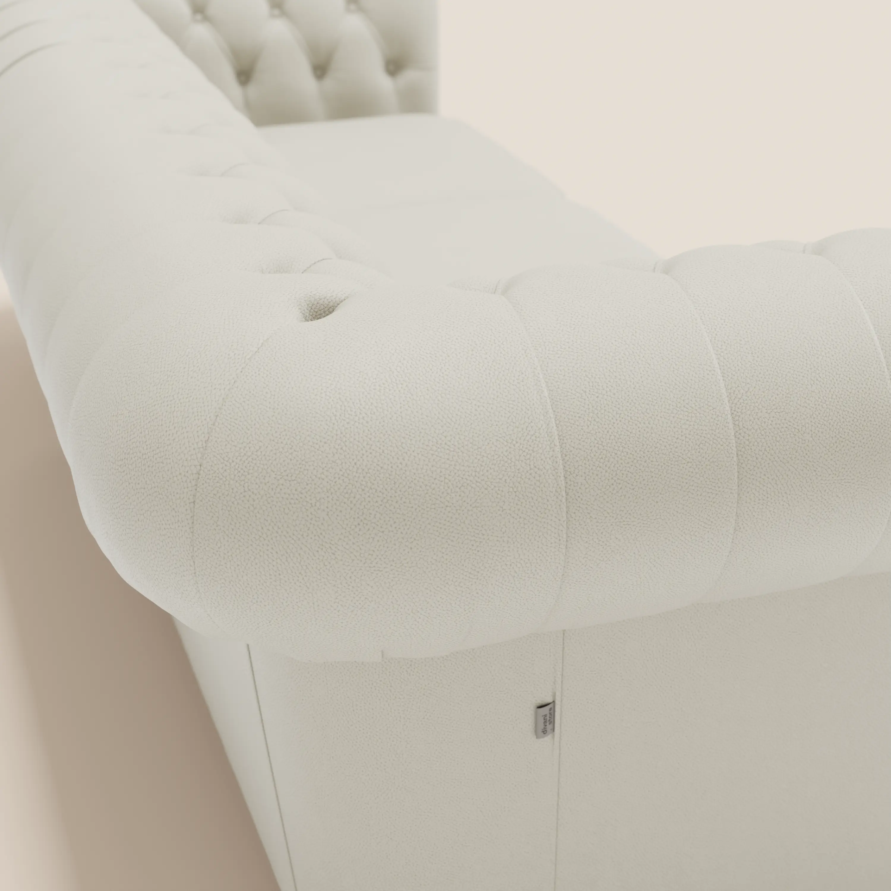 Chester 4 places 3 assises en véritable cuir - Chesterfield capitonnage artisanal - Image 39