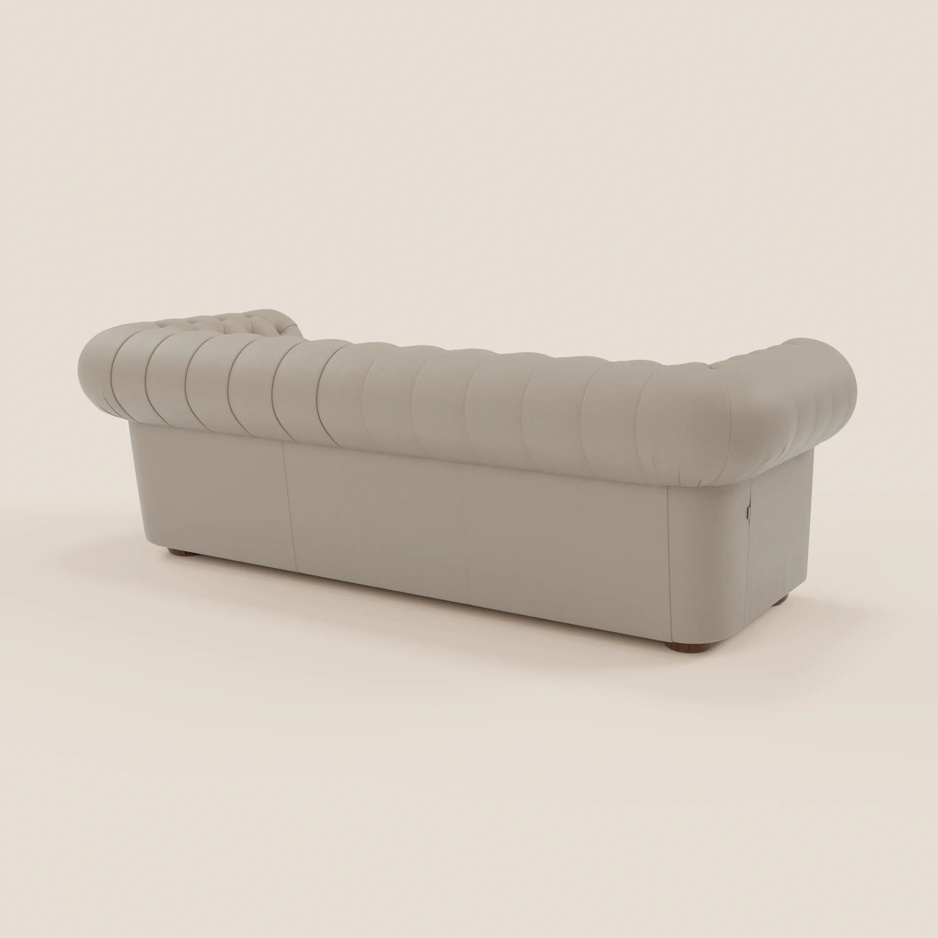 Chester 4 places 3 assises en véritable cuir - Chesterfield capitonnage artisanal - Image 57