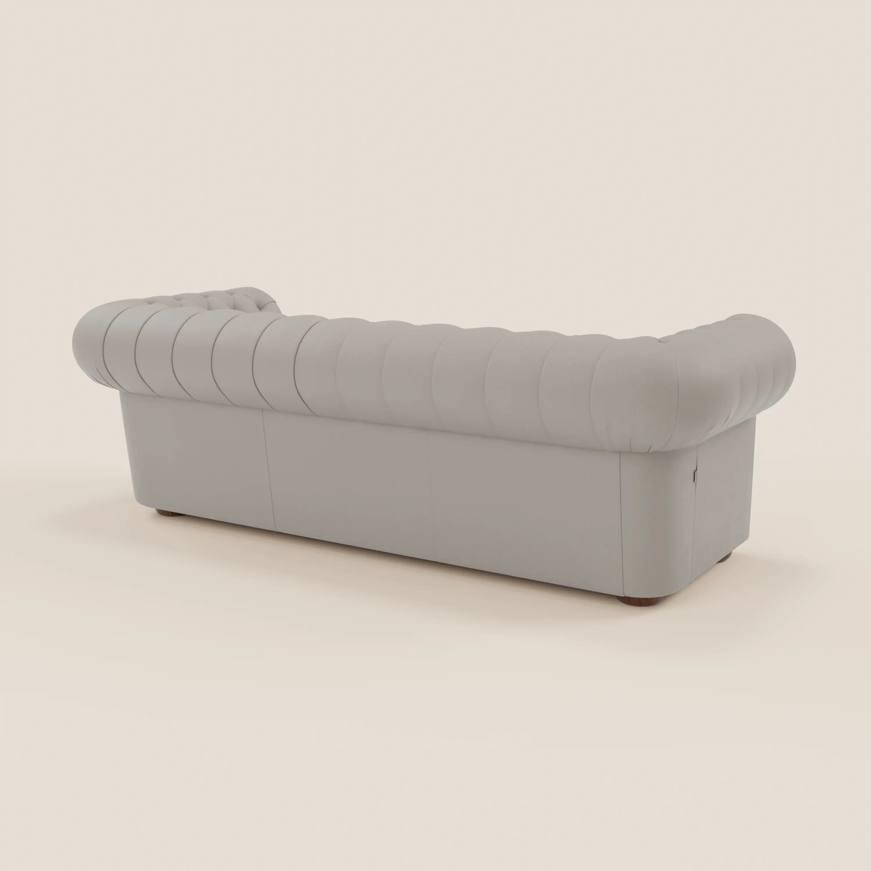 Chester 4 places 3 assises en véritable cuir - Chesterfield capitonnage artisanal - Image 67