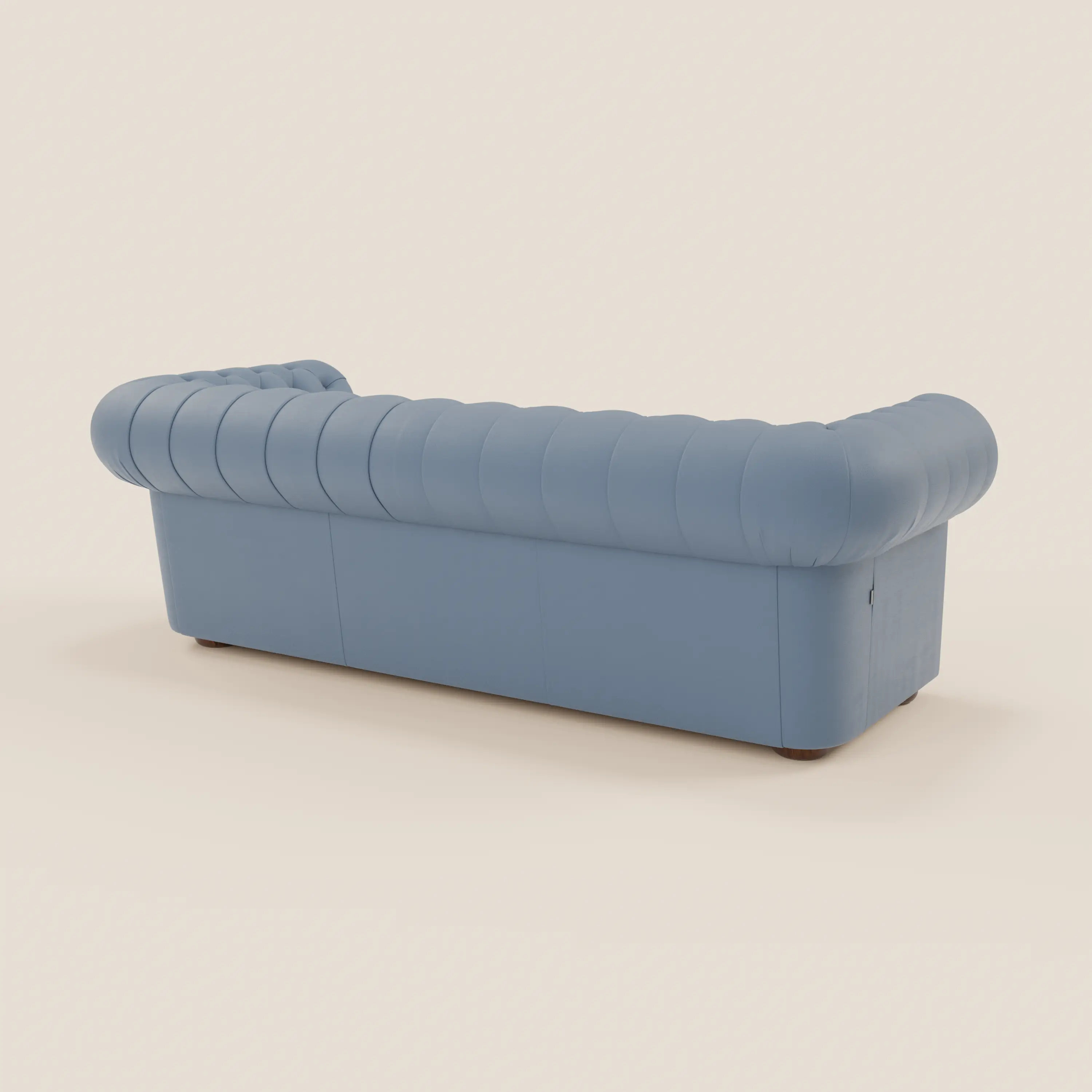 Chester 4 places 3 assises en véritable cuir - Chesterfield capitonnage artisanal - Image 77