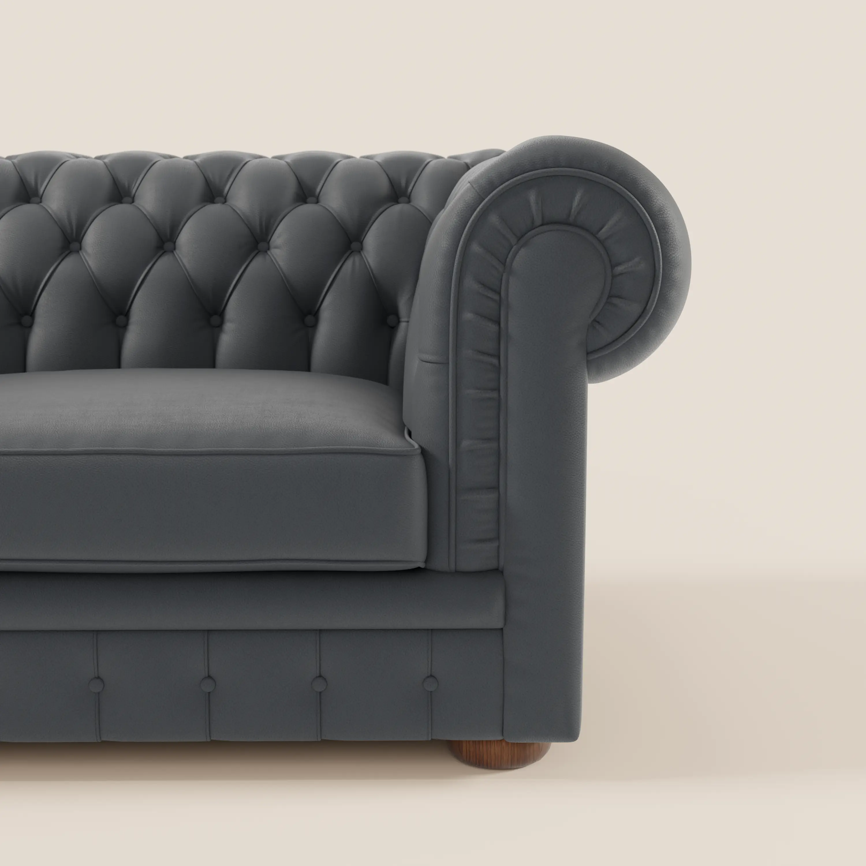 Chester - Canapé Chesterfield en véritable cuir 2 ou 3 places - Image 14