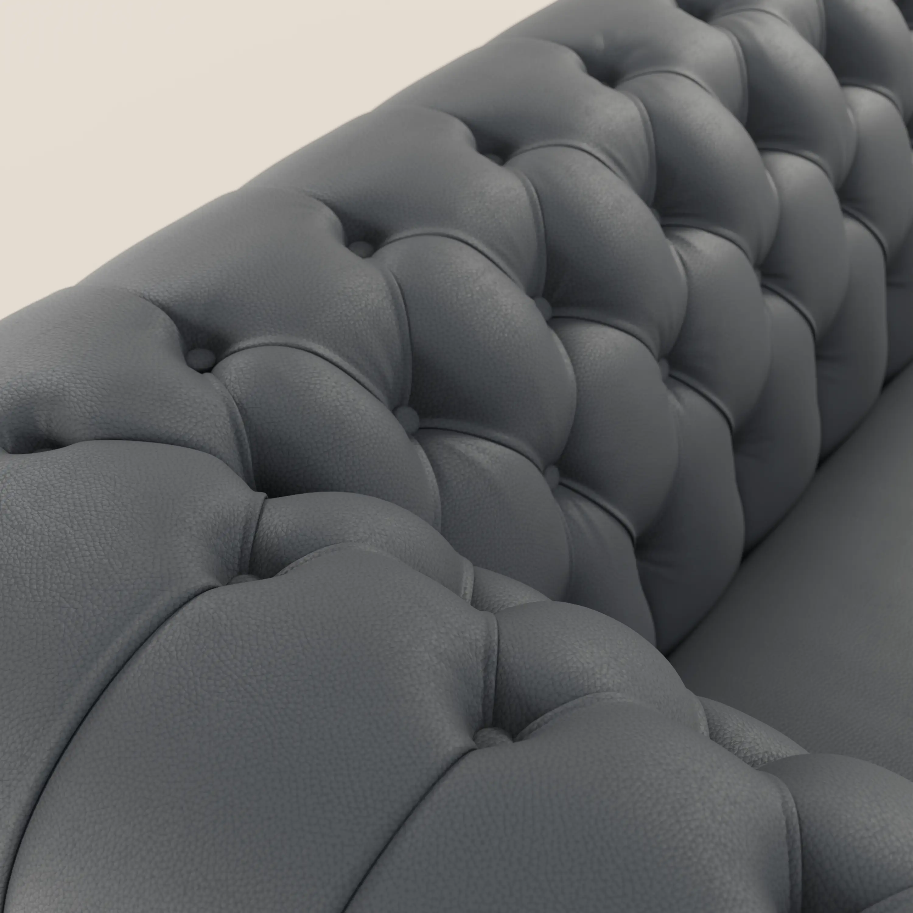 Chester - Canapé Chesterfield en véritable cuir 2 ou 3 places - Image 15