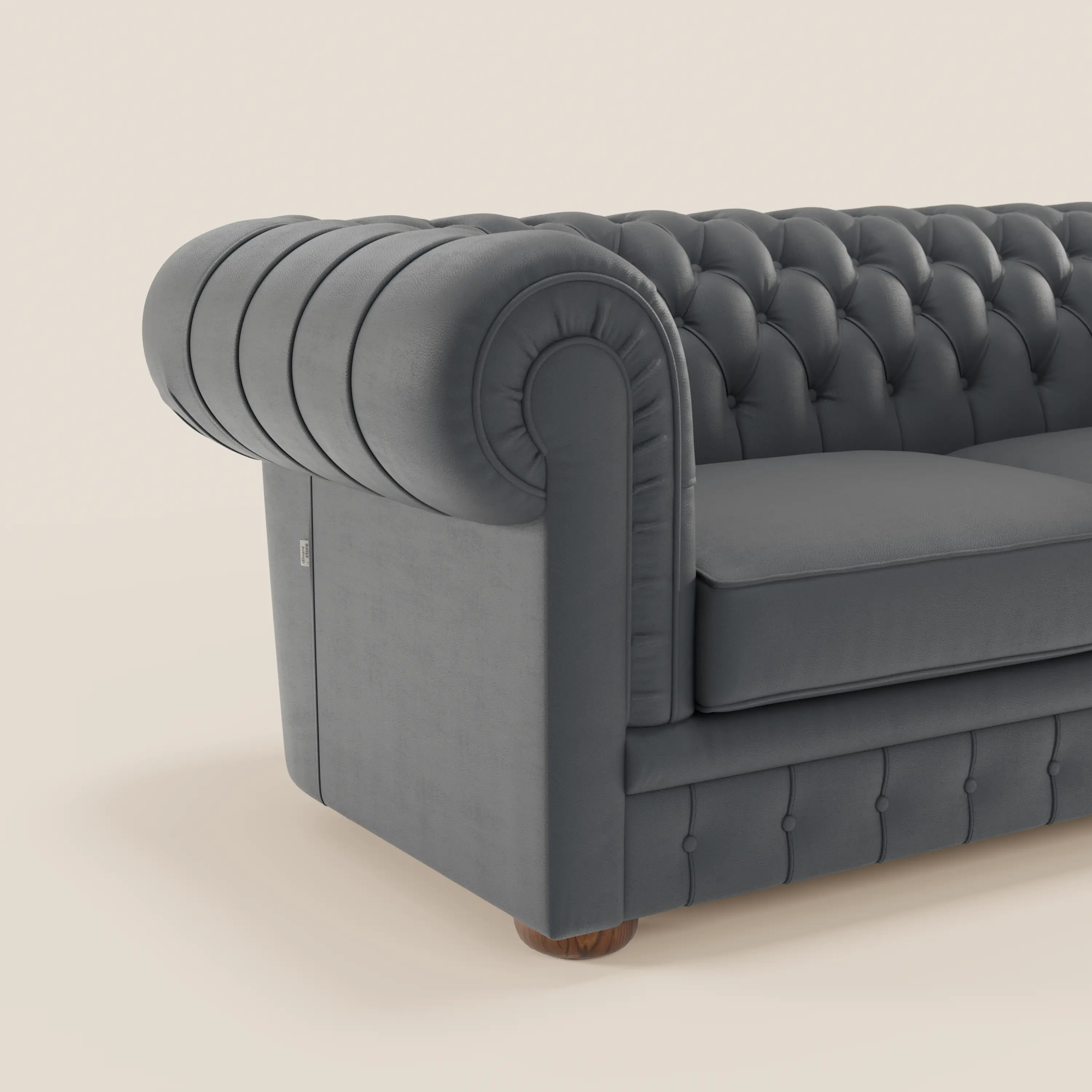 Chester - Canapé Chesterfield en véritable cuir 2 ou 3 places - Image 18