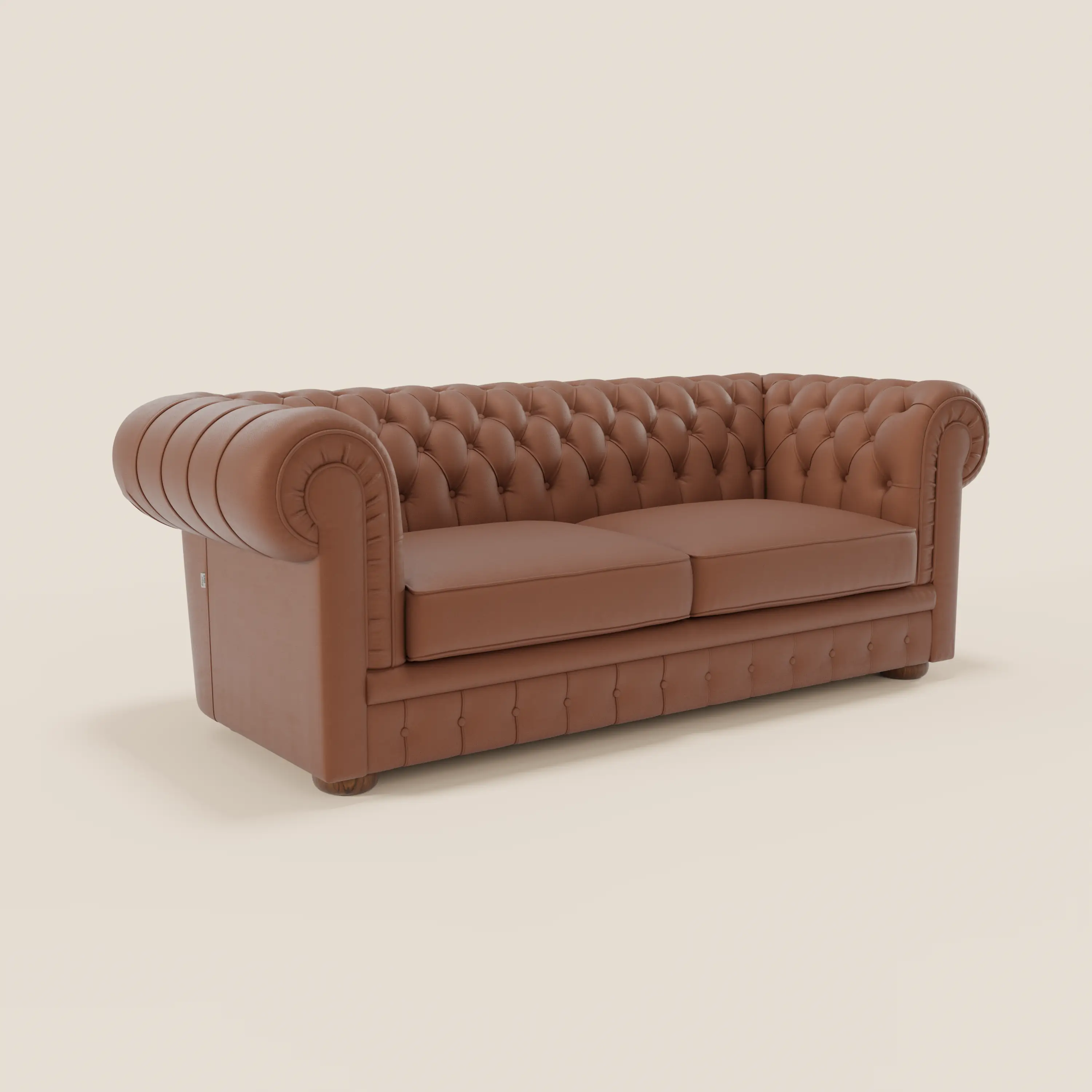 Chester - Canapé Chesterfield en véritable cuir 2 ou 3 places - Image 3