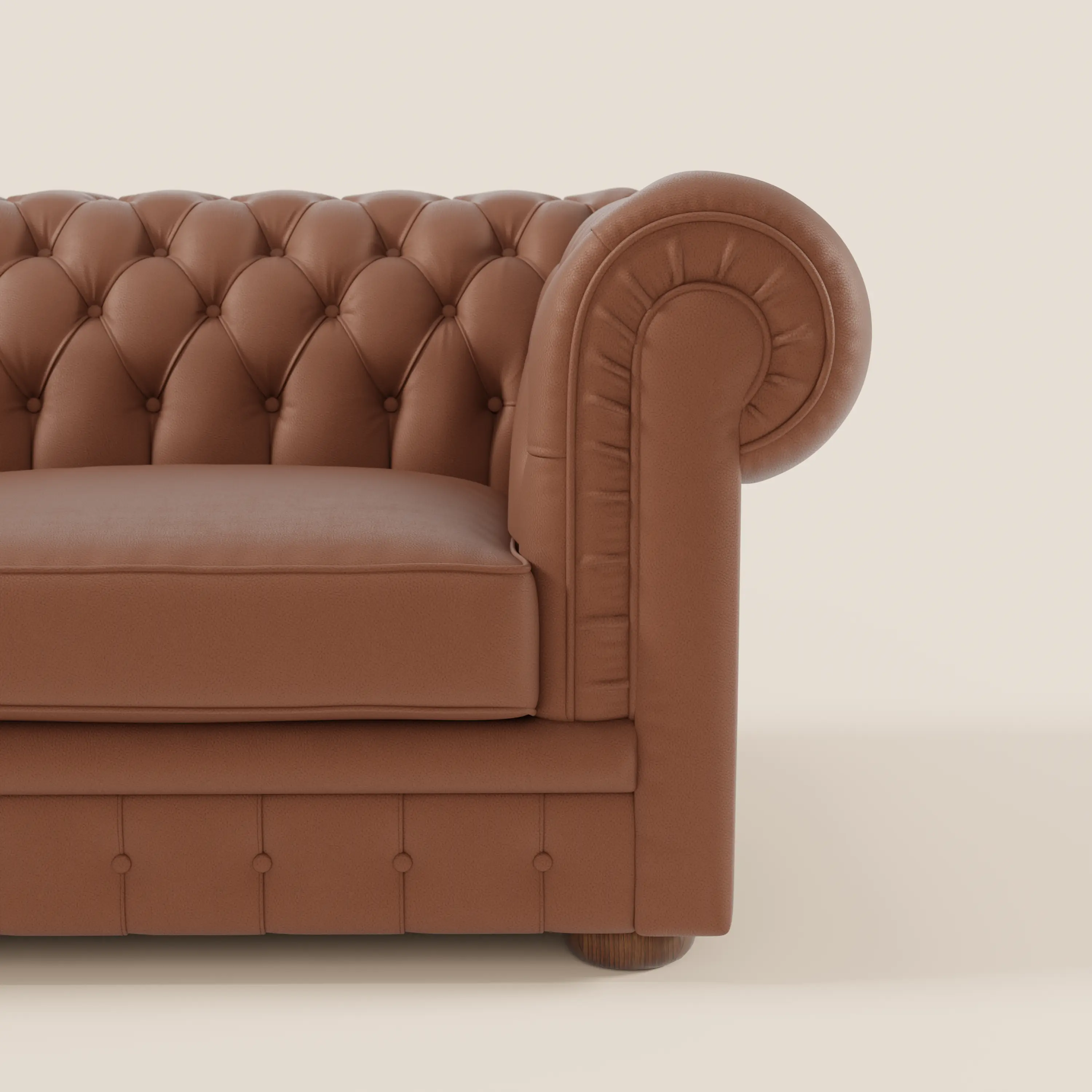 Chester - Canapé Chesterfield en véritable cuir 2 ou 3 places - Image 4