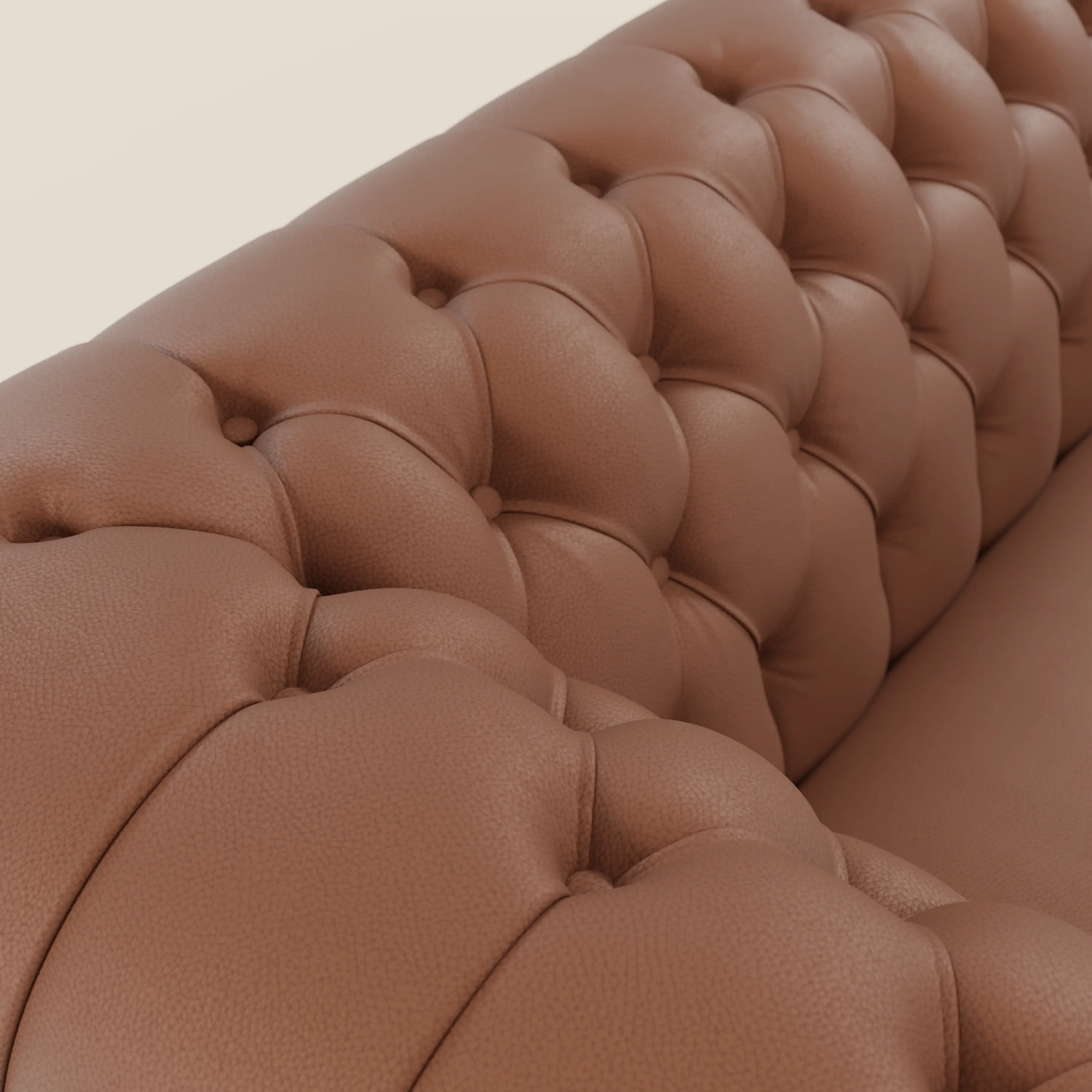 Chester - Canapé Chesterfield en véritable cuir 2 ou 3 places - Image 5