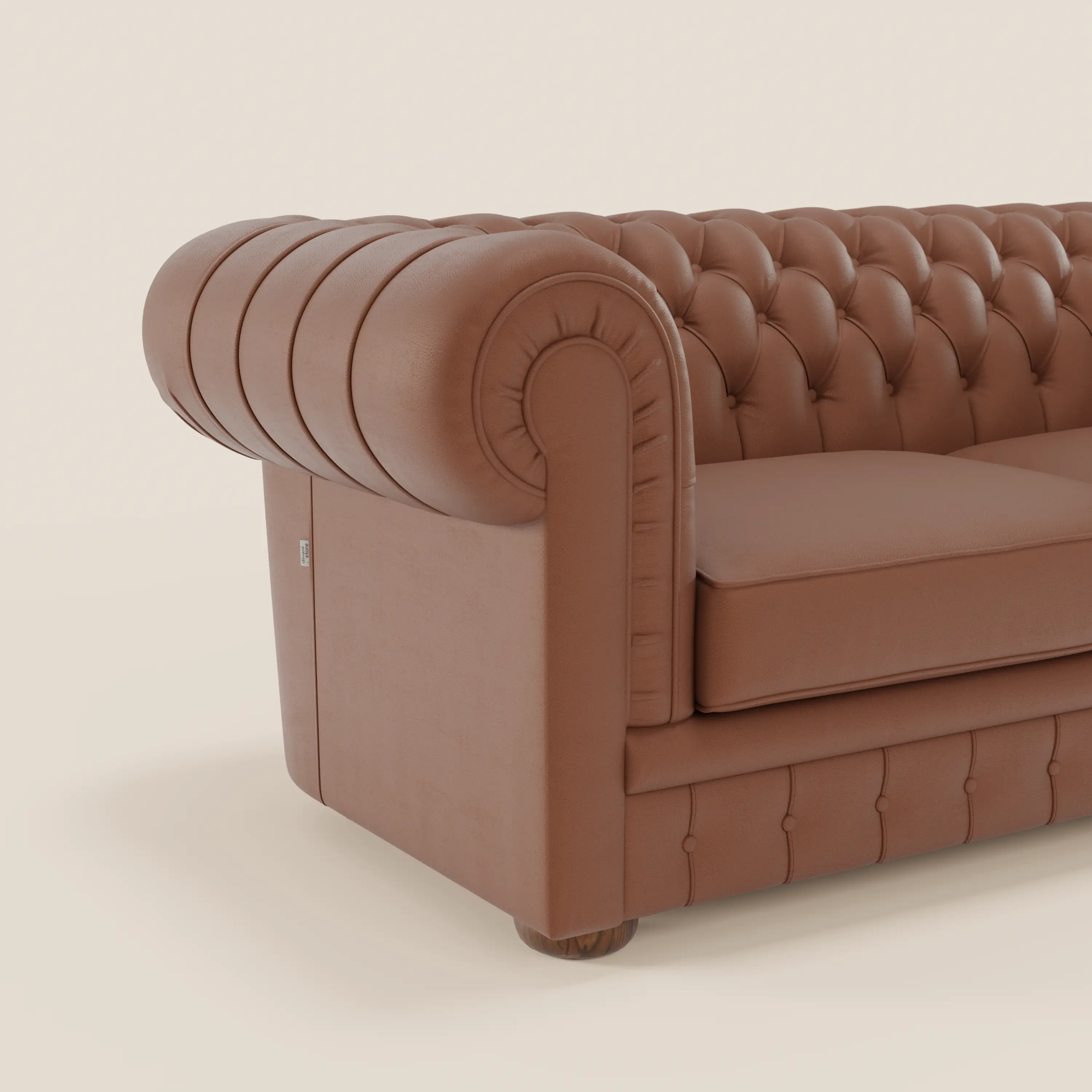 Chester - Canapé Chesterfield en véritable cuir 2 ou 3 places - Image 8