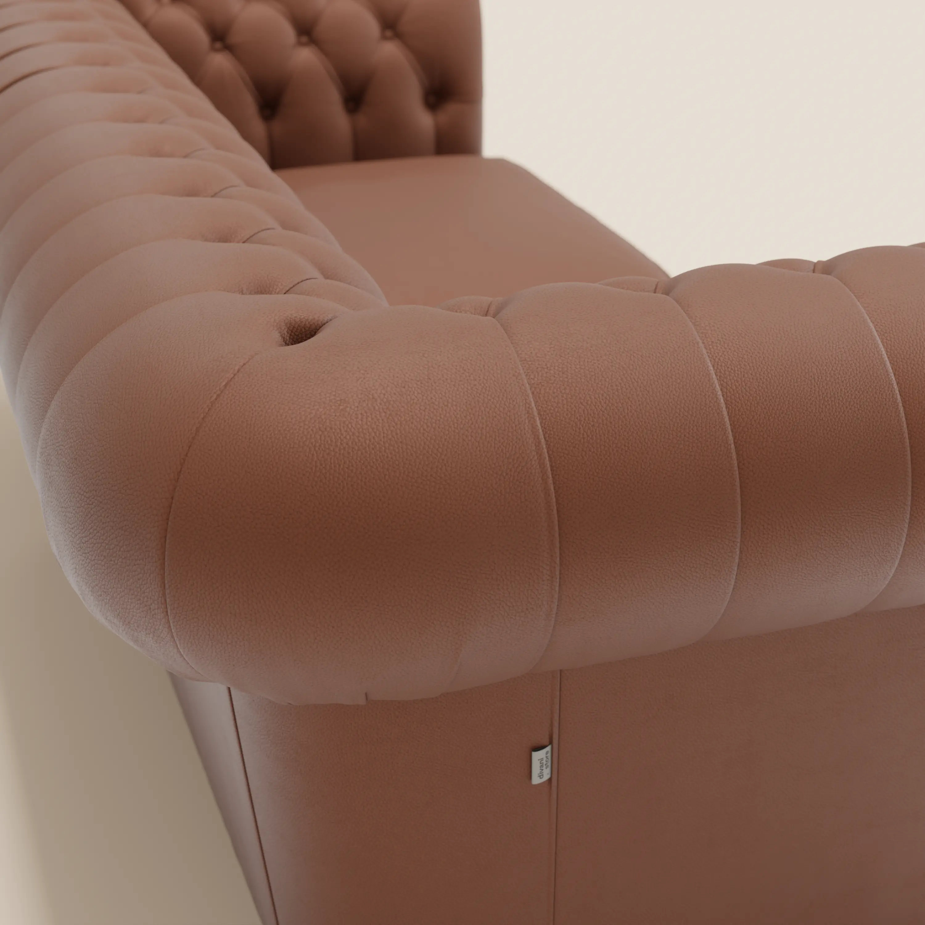 Chester - Canapé Chesterfield en véritable cuir 2 ou 3 places - Image 9