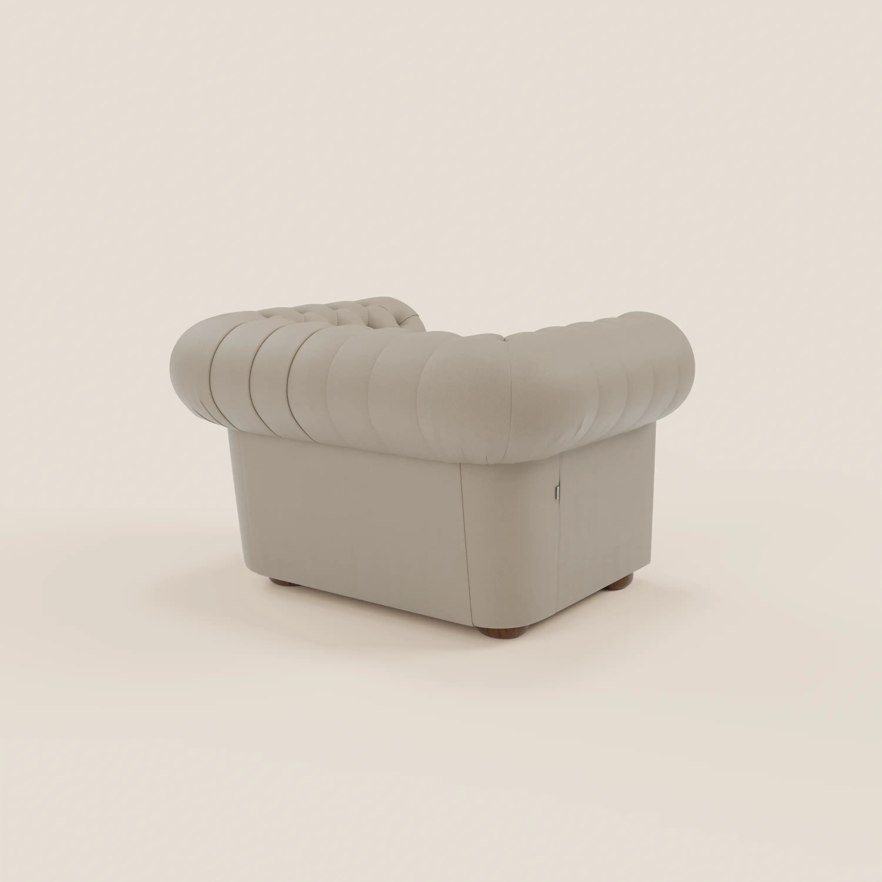 Chester Fauteuil en véritable cuir avec capitonné artisanal - Image 115