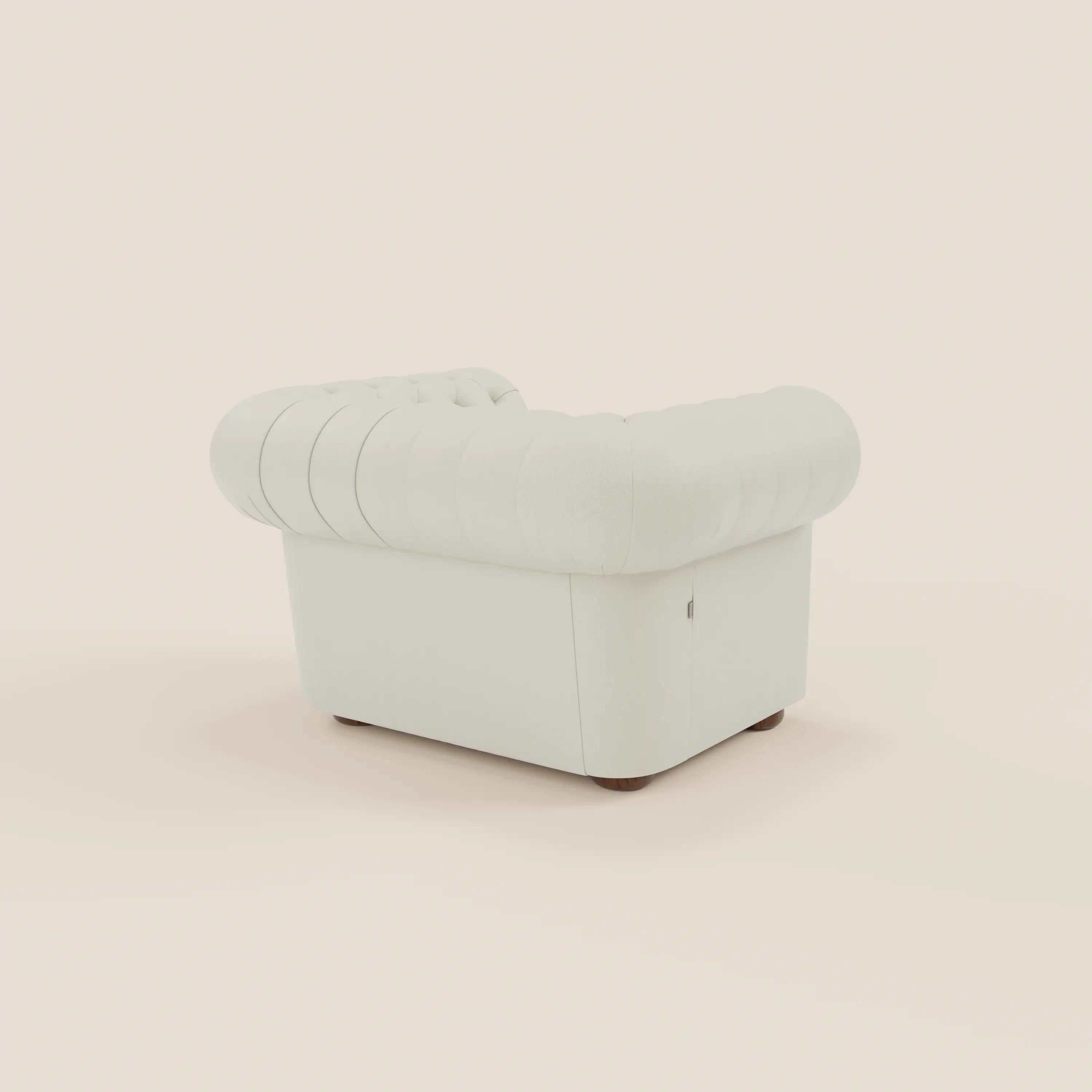 Chester Fauteuil en véritable cuir avec capitonné artisanal - Image 34