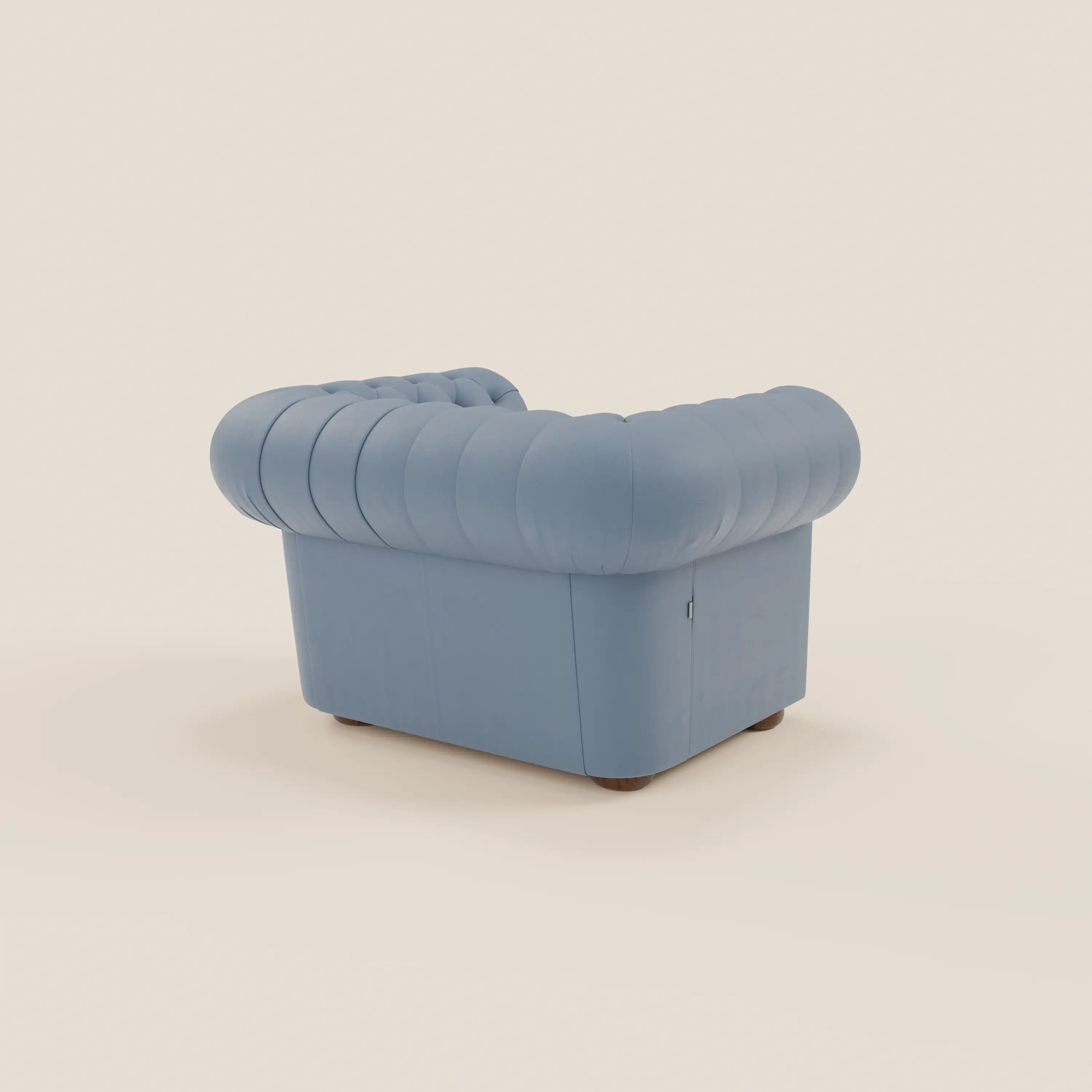 Chester Fauteuil en véritable cuir avec capitonné artisanal - Image 52