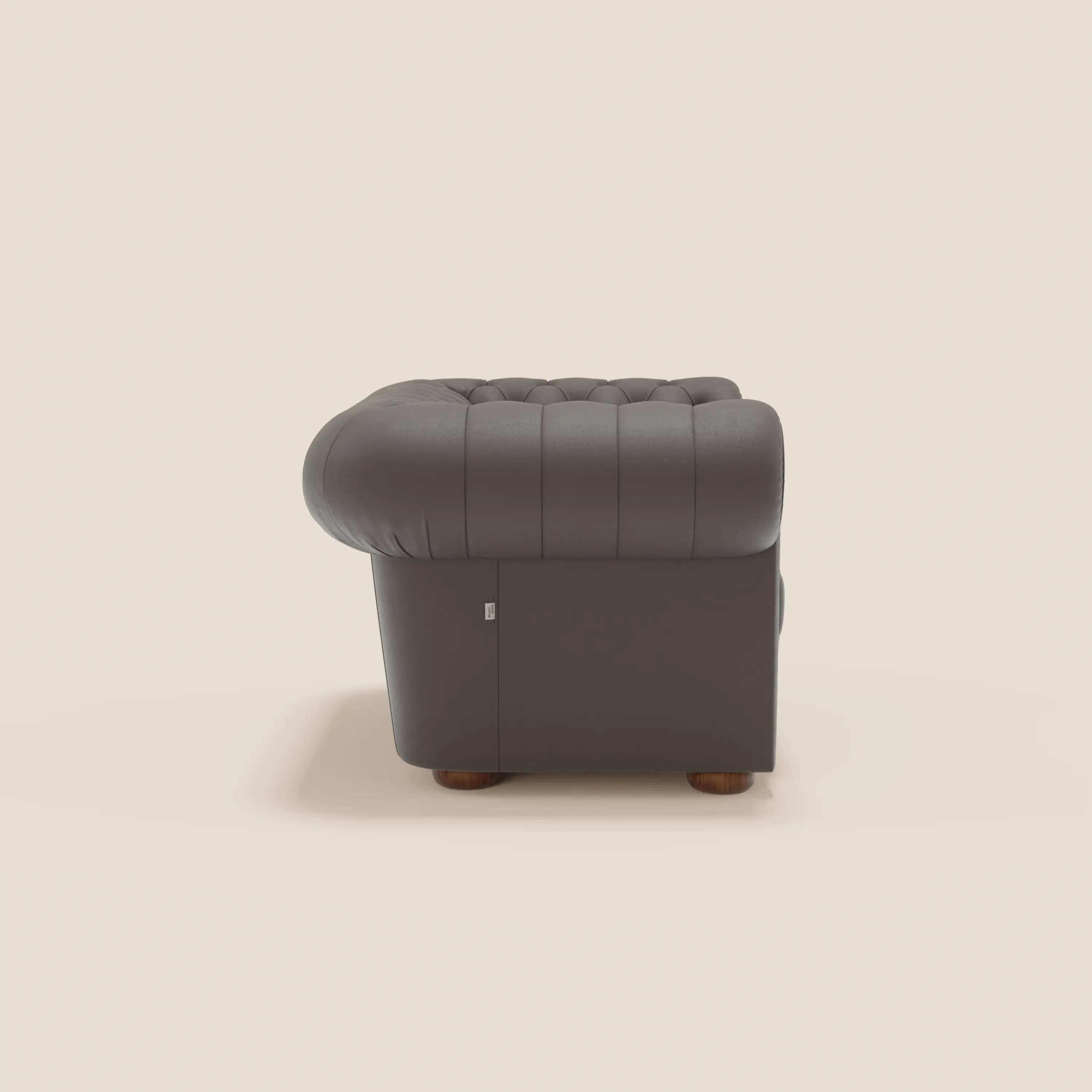 Chester Fauteuil en véritable cuir avec capitonné artisanal - Image 78