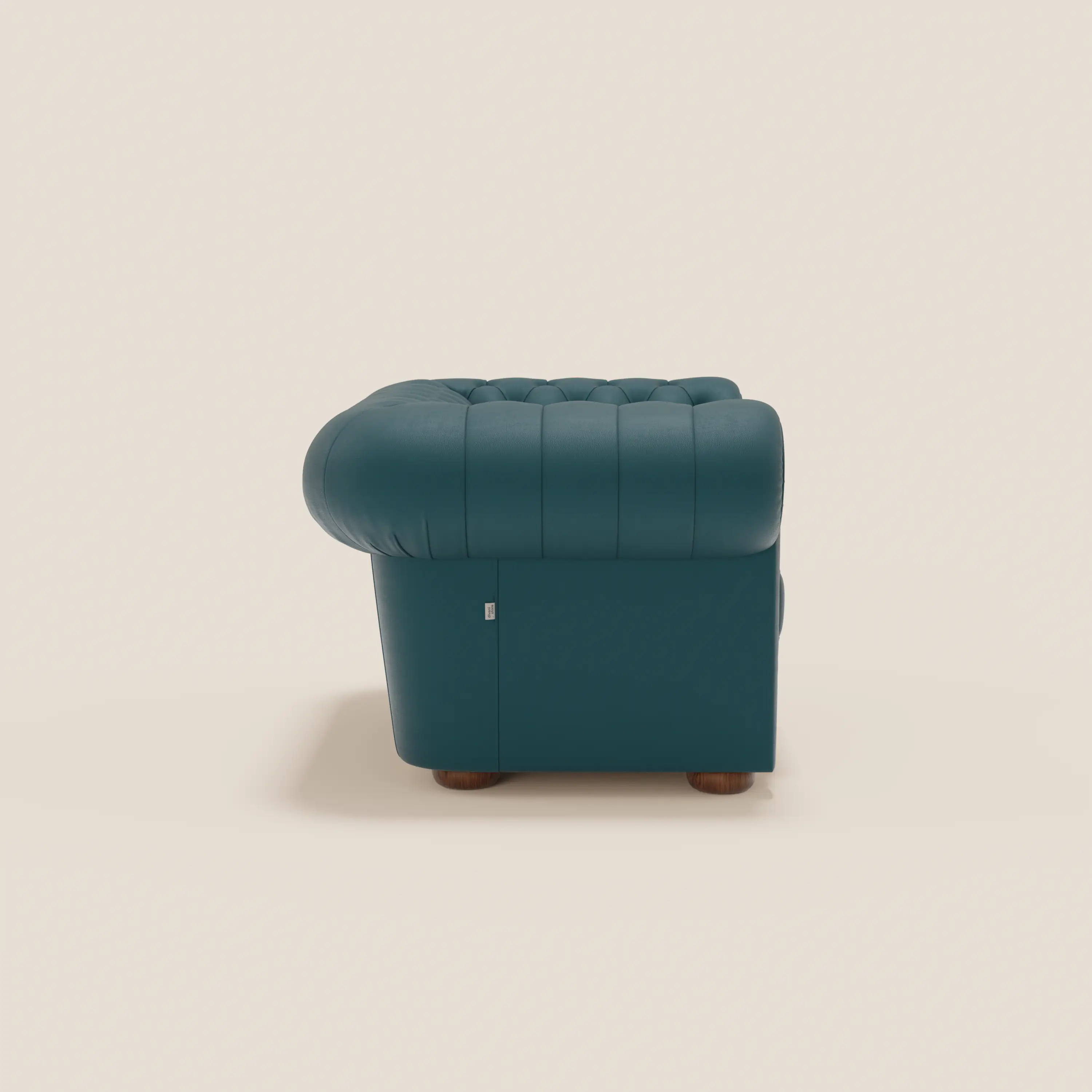 Chester Fauteuil en véritable cuir avec capitonné artisanal - Image 87
