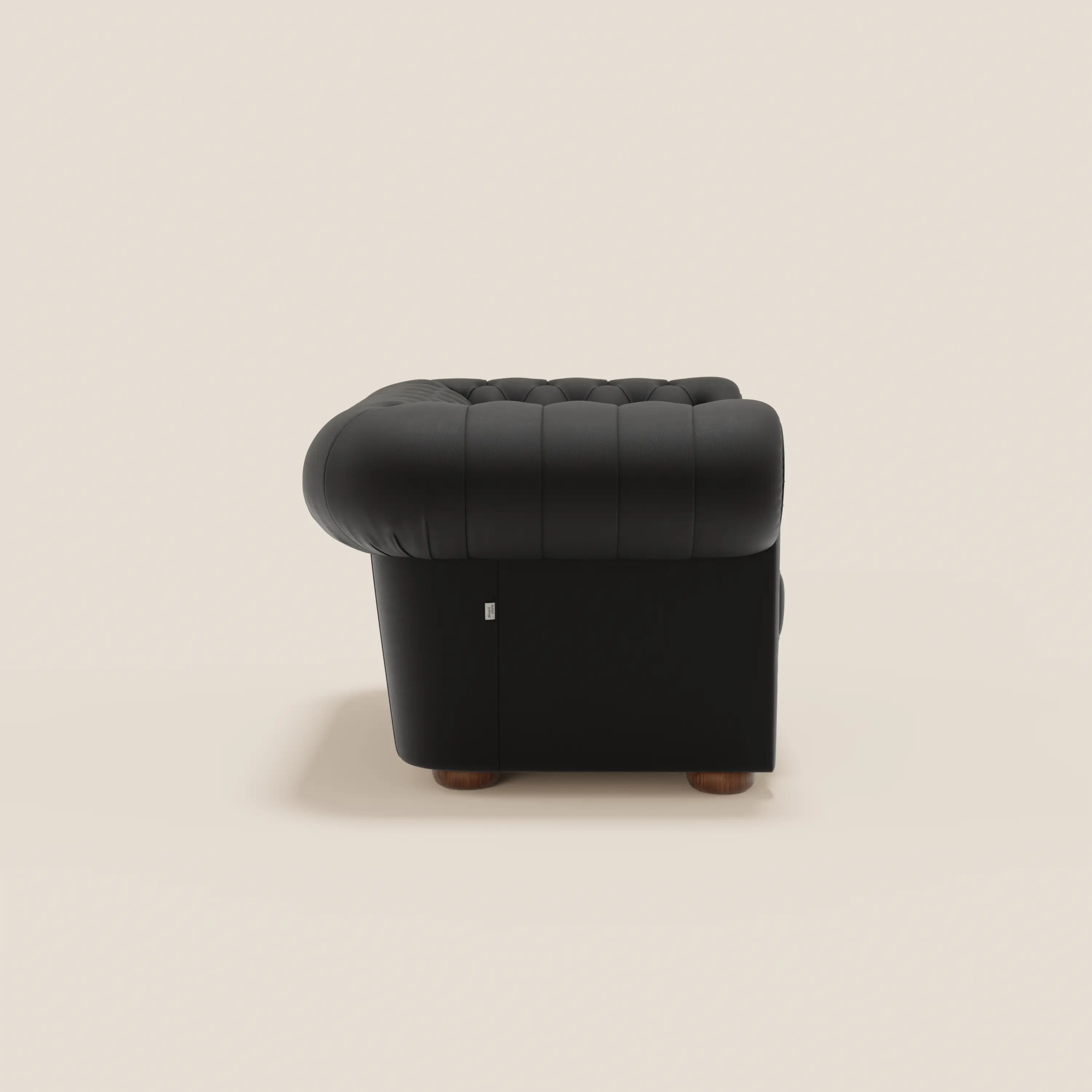 Chester Fauteuil en véritable cuir avec capitonné artisanal - Image 96