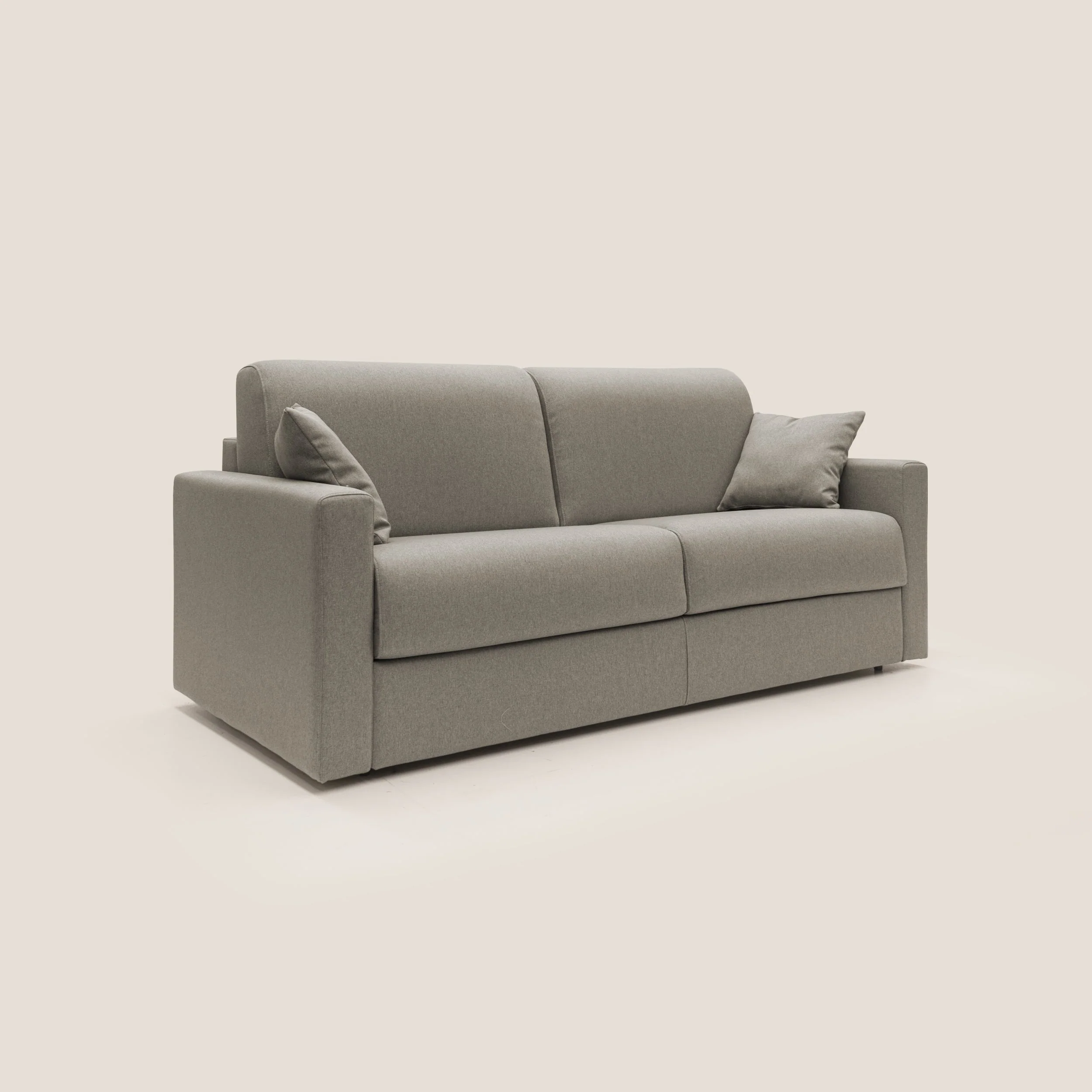 Chris Canapé convertible en tissu imperméable T13 Taupe tortora - Image 4