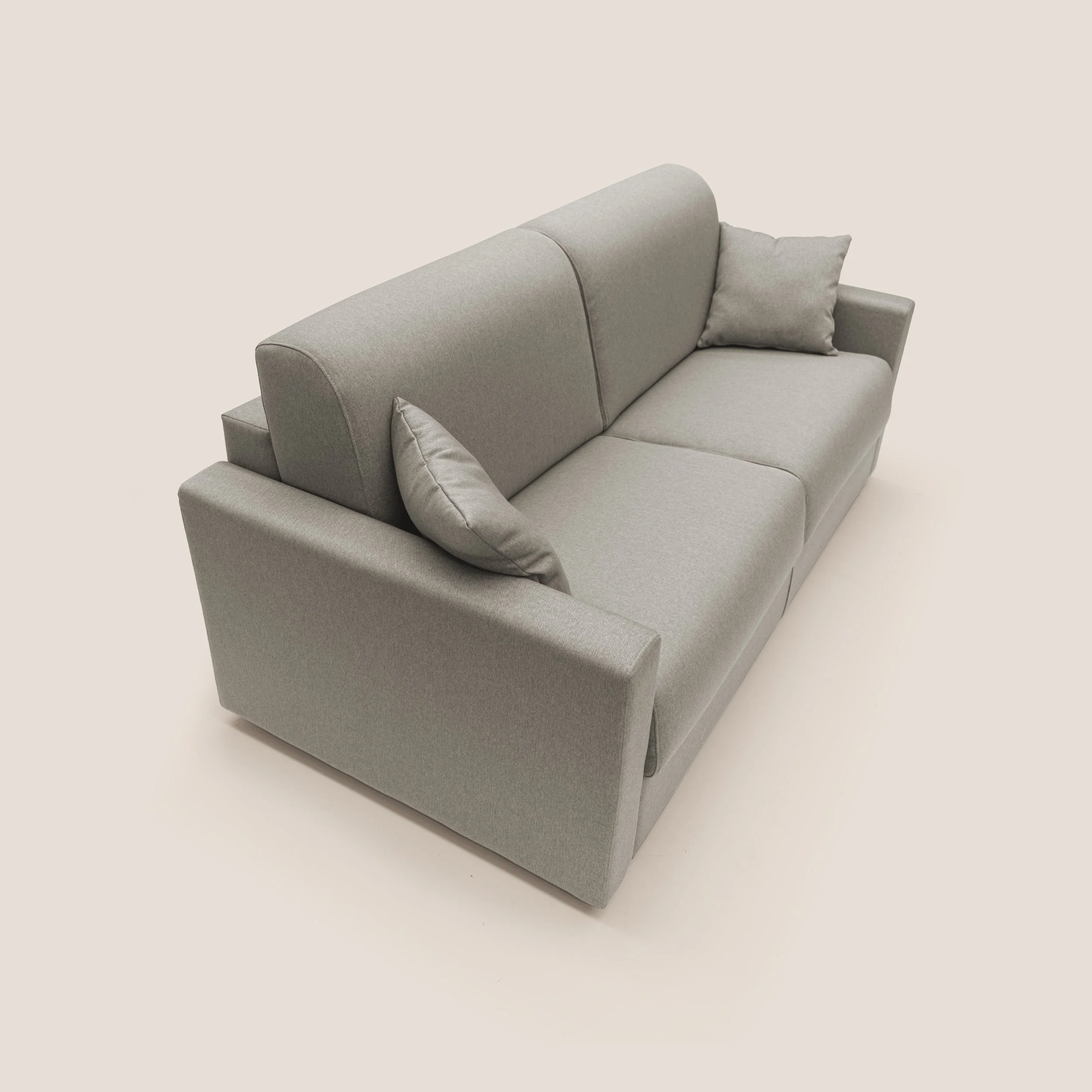Chris Canapé convertible en tissu imperméable T13 Taupe tortora - Image 8