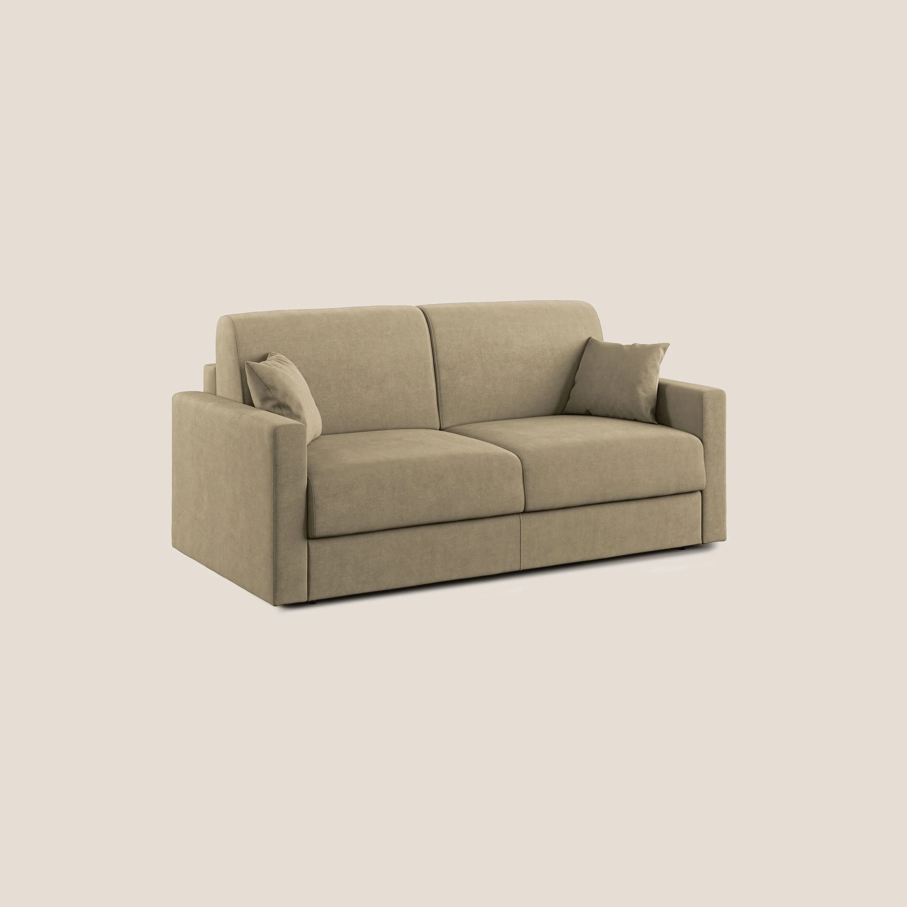 Chris canapé convertible en microfibre détachable T11 beige - Image 3