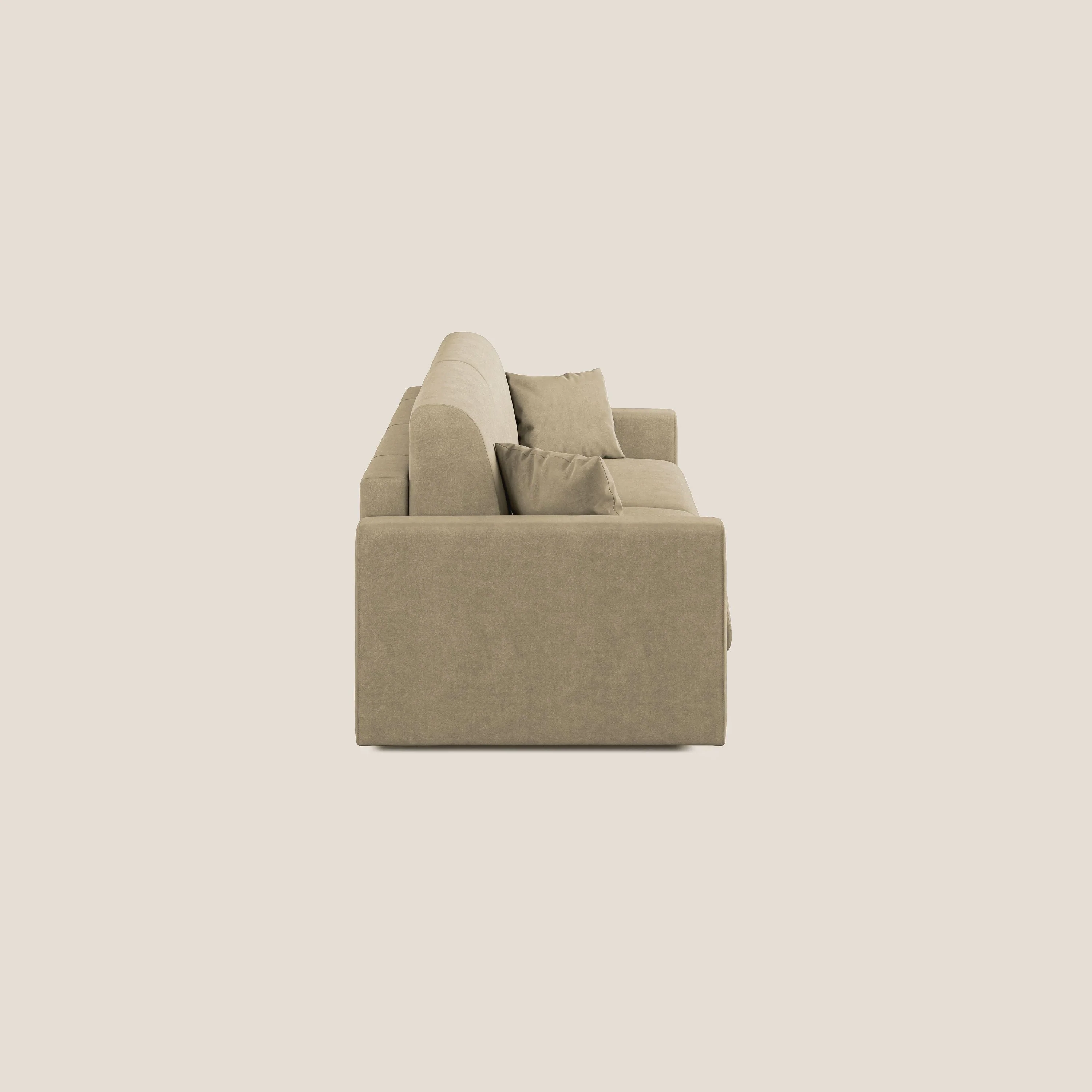 Chris canapé convertible en microfibre détachable T11 beige - Image 4