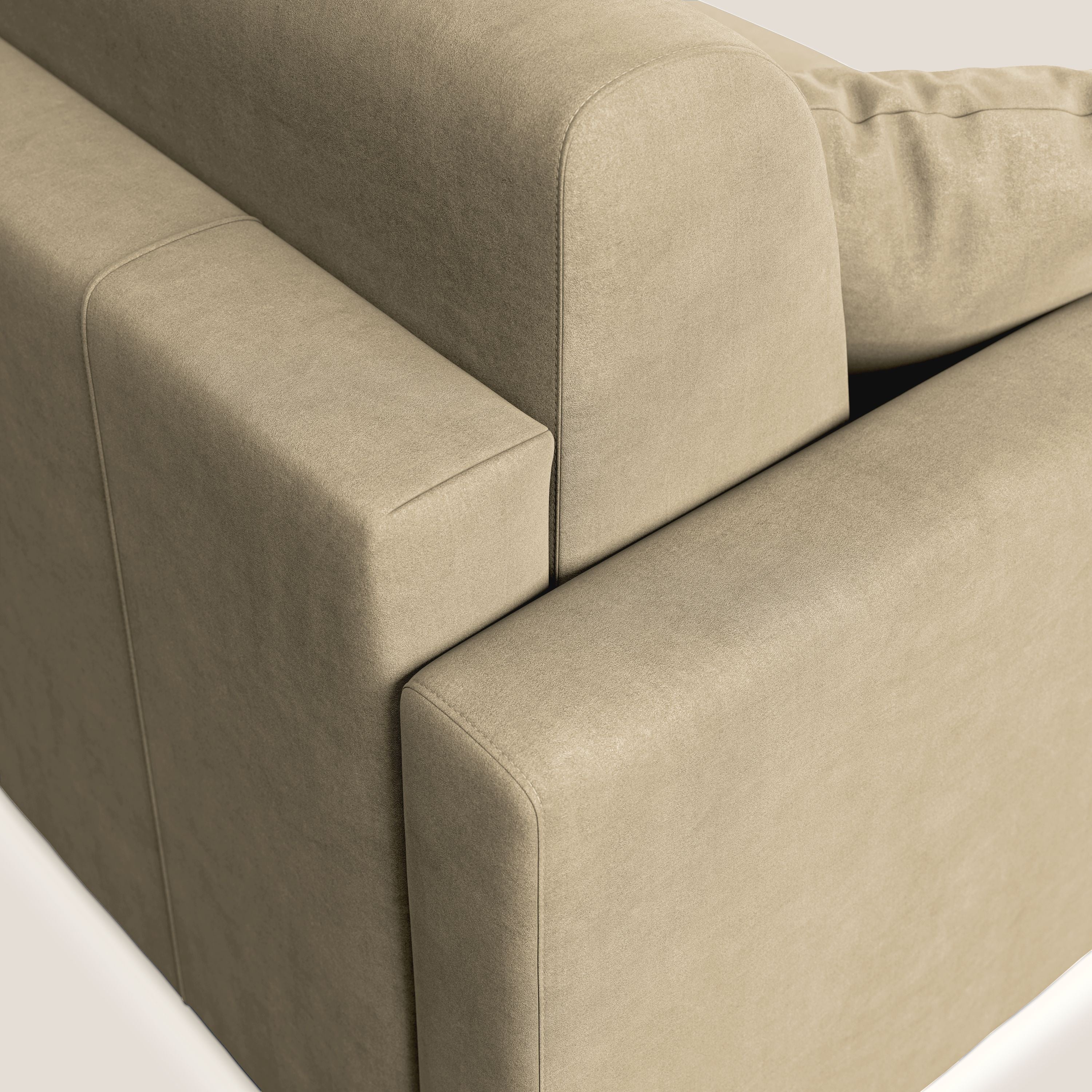 Chris canapé convertible en microfibre détachable T11 beige - Image 7