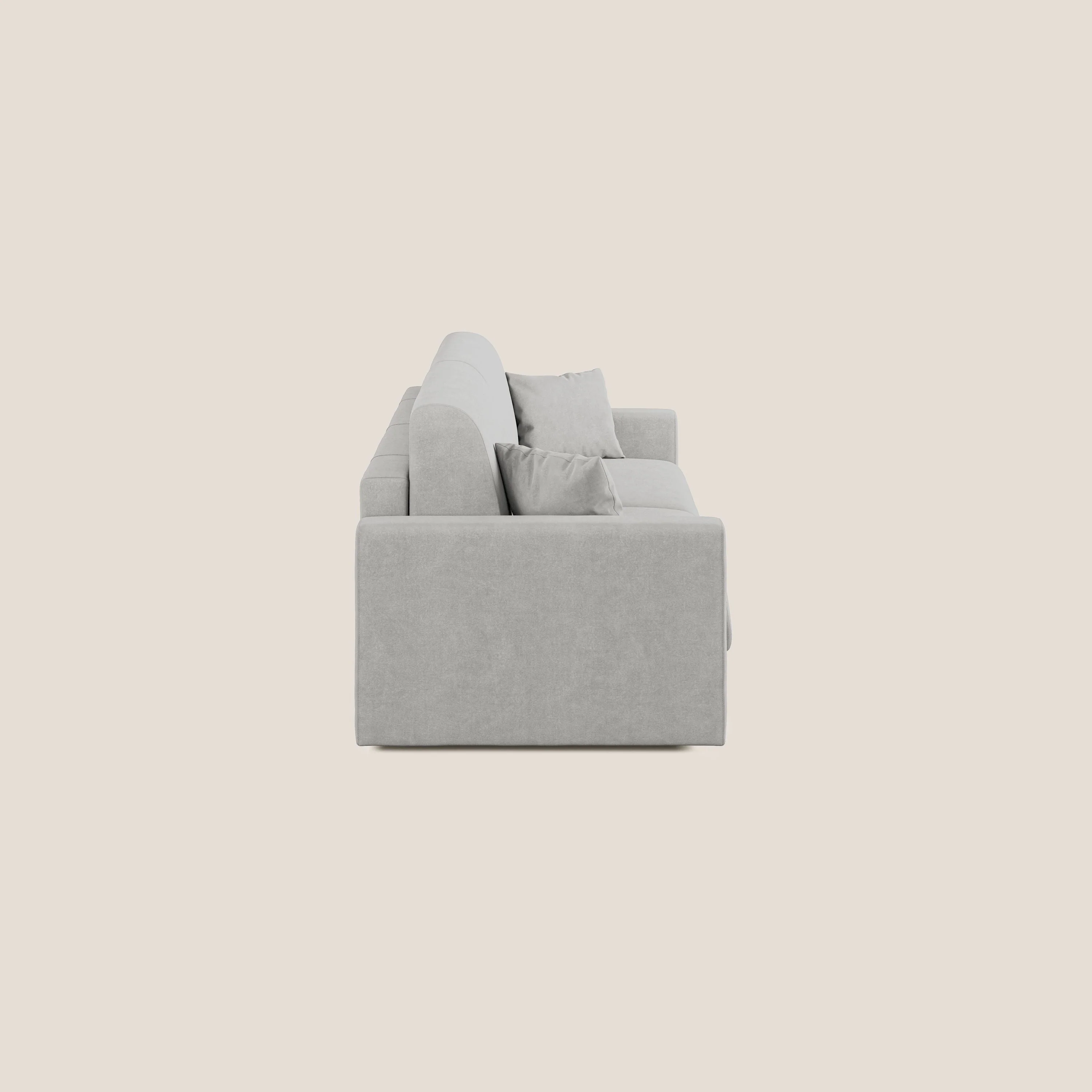 Chris canapé convertible en microfibre détachable T11 gris clair - Image 4