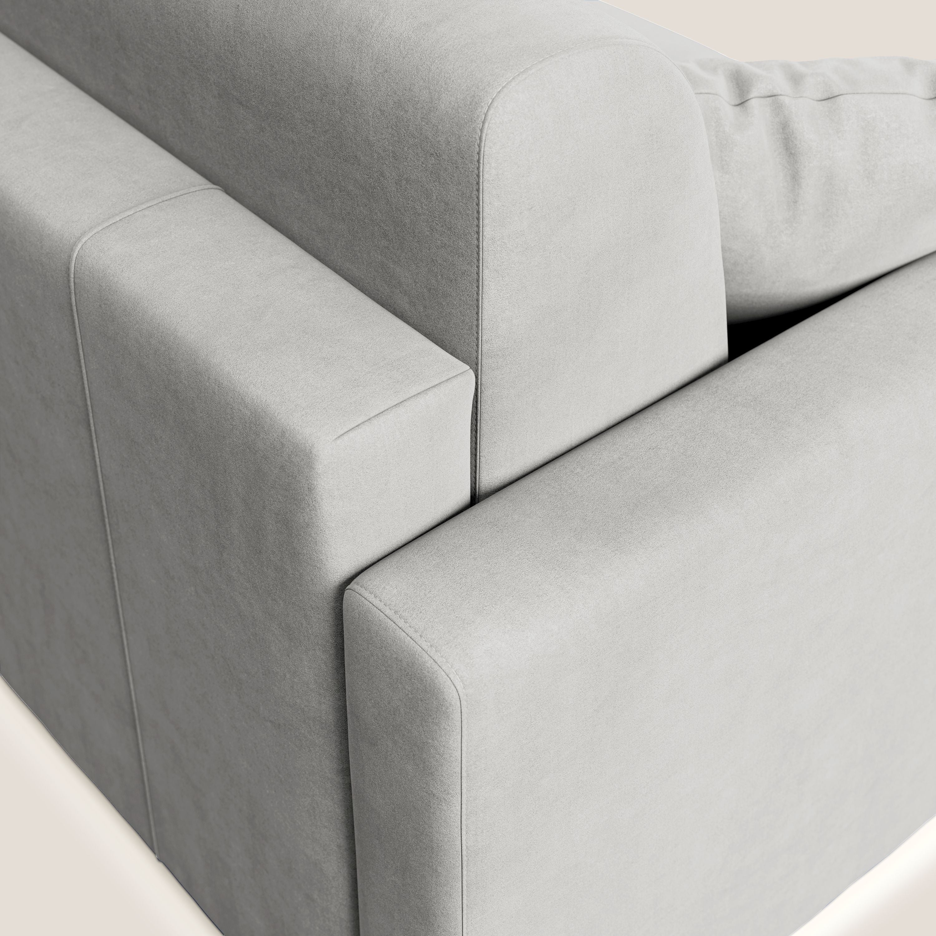 Chris canapé convertible en microfibre détachable T11 gris clair - Image 7