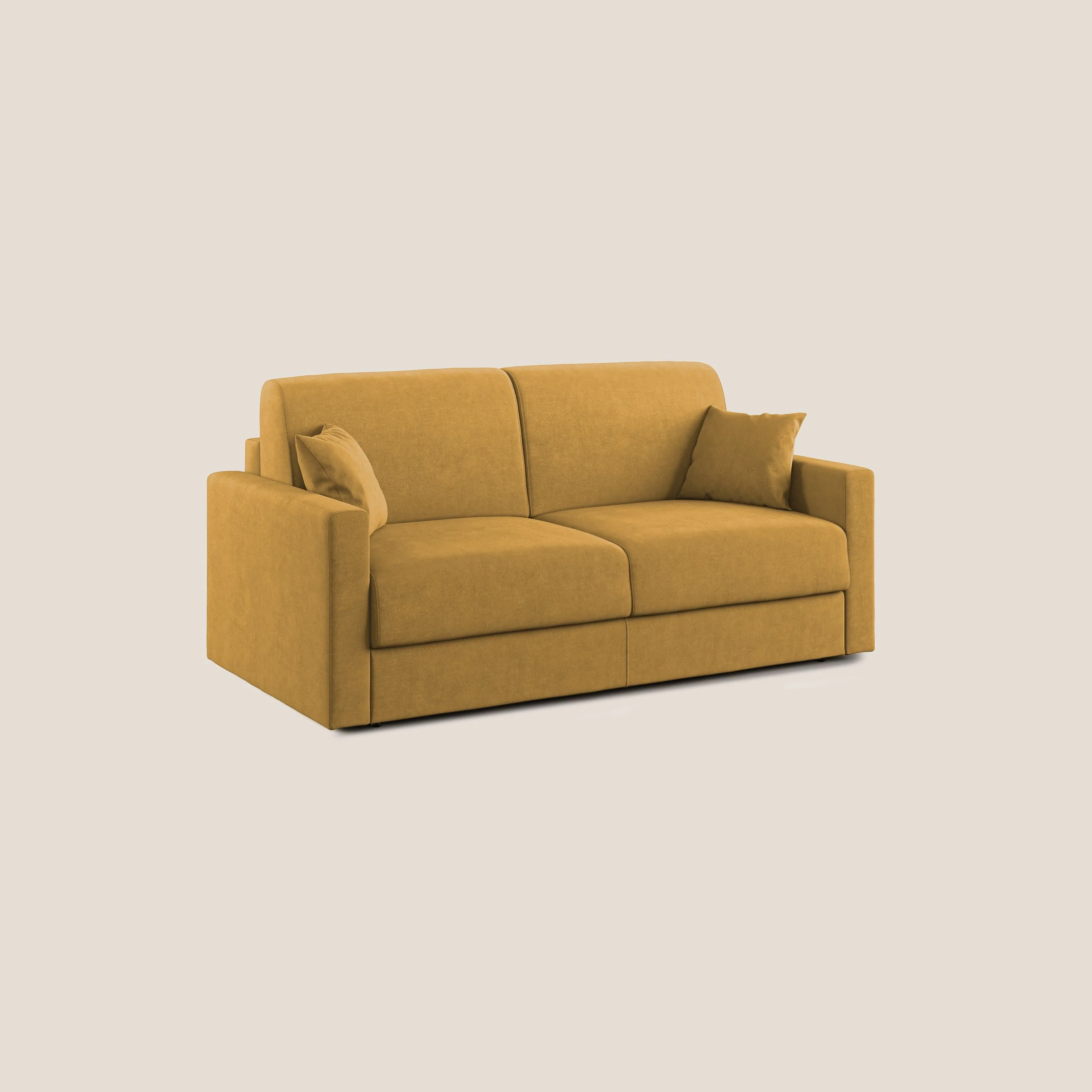 Chris canapé convertible en microfibre détachable T11 jaune - Image 3