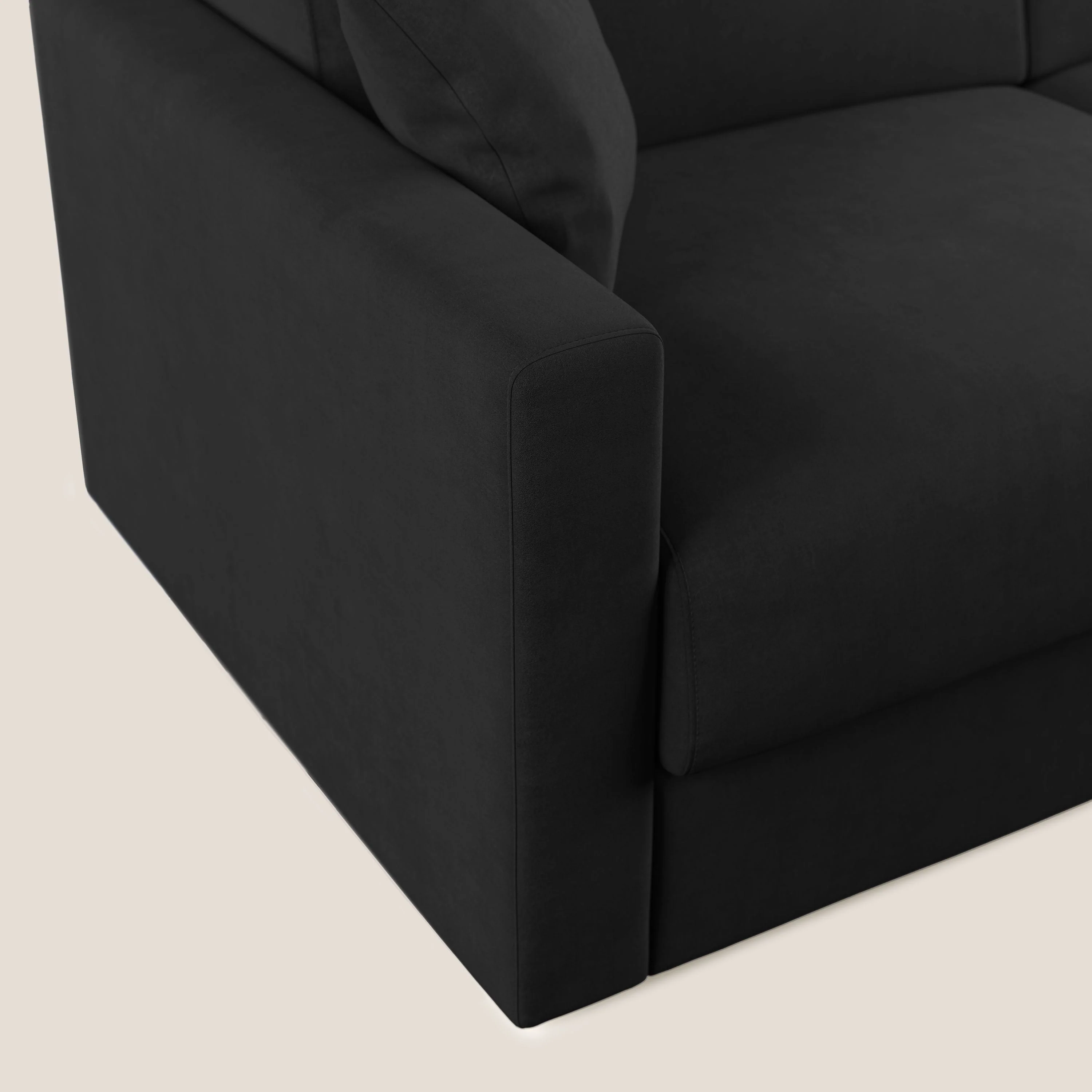 Chris canapé convertible en microfibre détachable T11 noir - Image 6