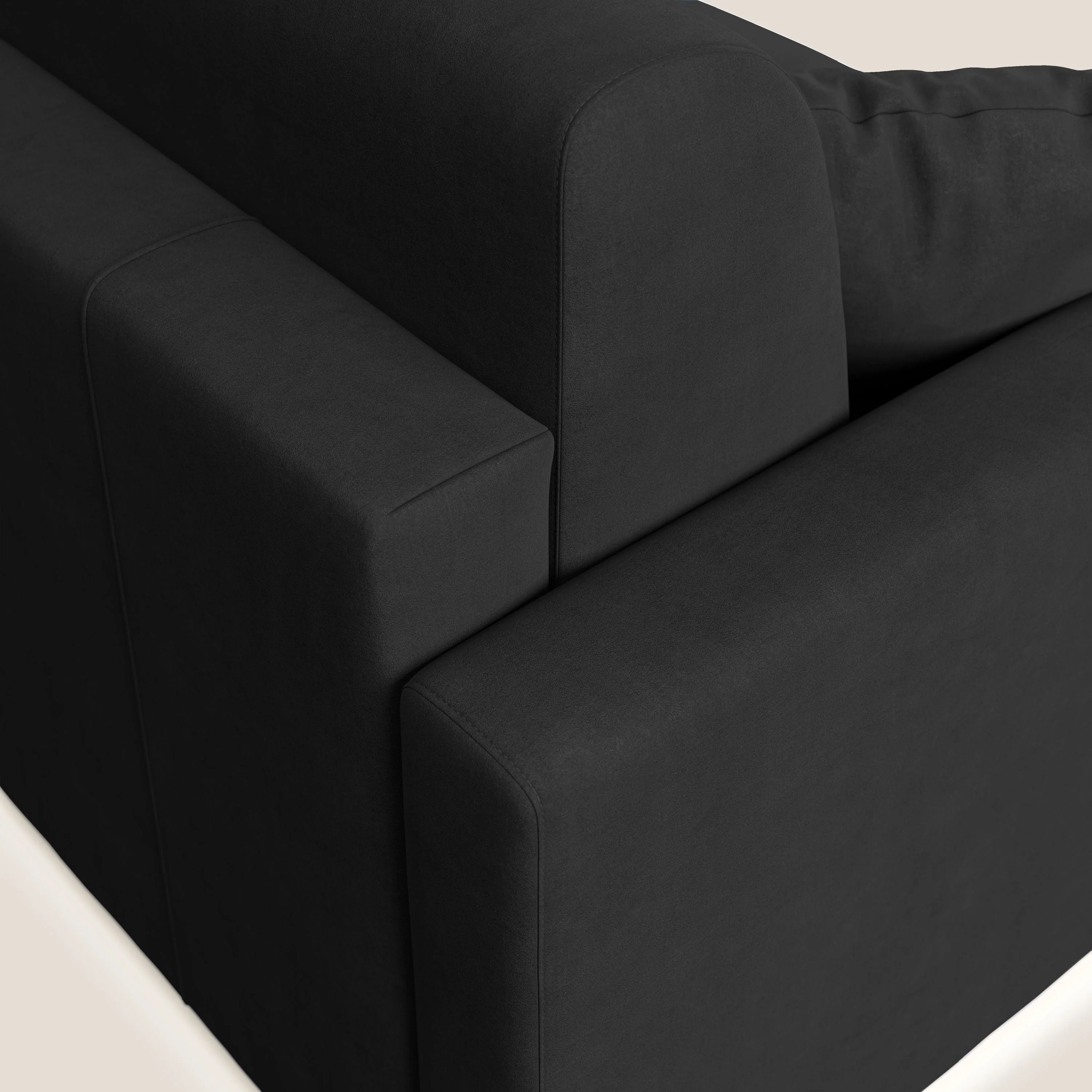 Chris canapé convertible en microfibre détachable T11 noir - Image 7