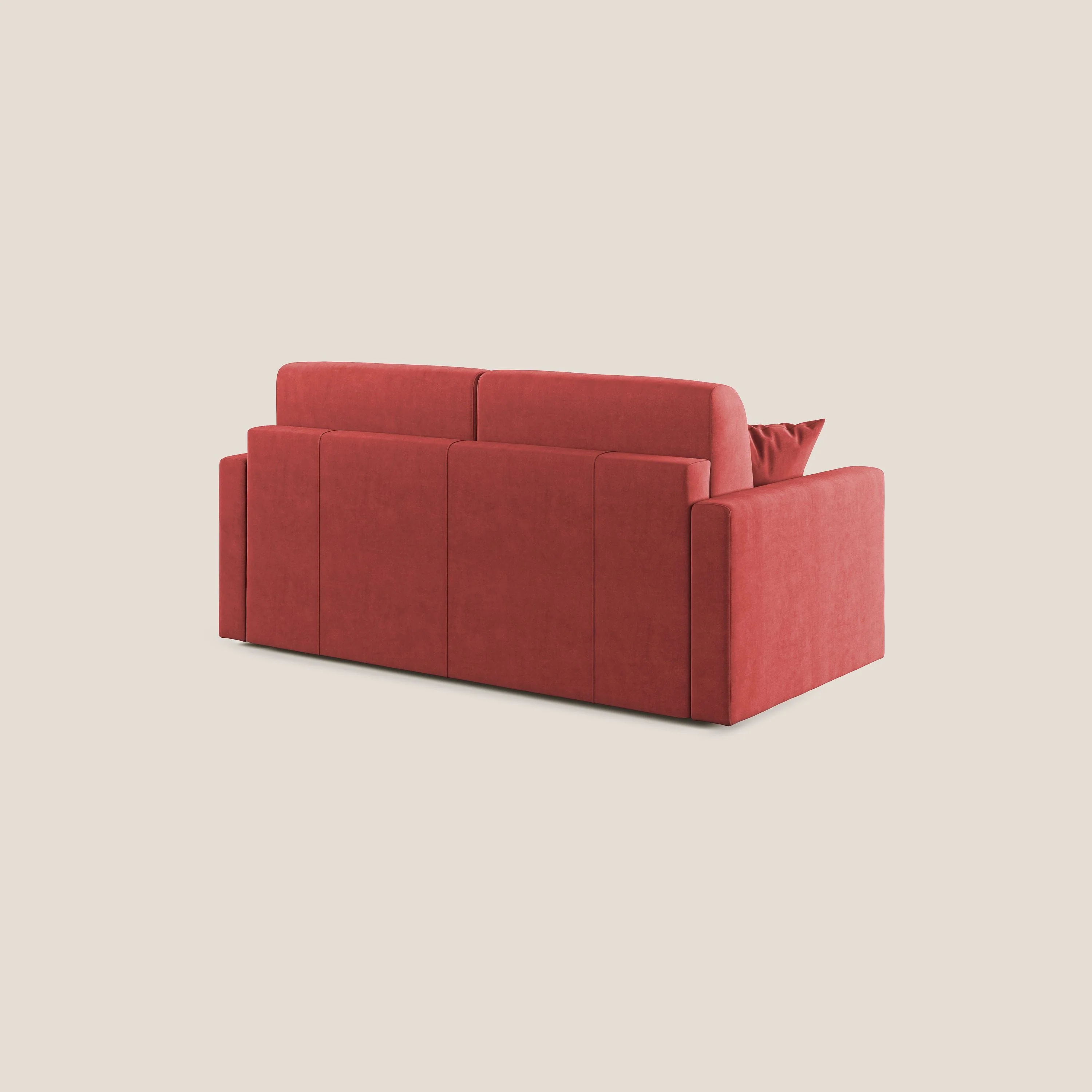 Chris canapé convertible en microfibre détachable T11 rouge - Image 4