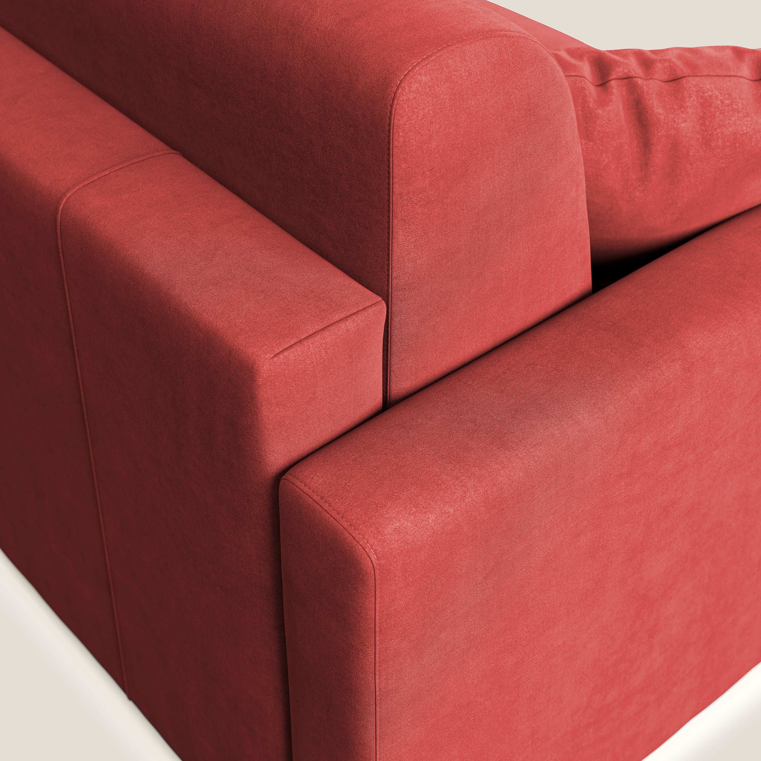 Chris canapé convertible en microfibre détachable T11 rouge - Image 7