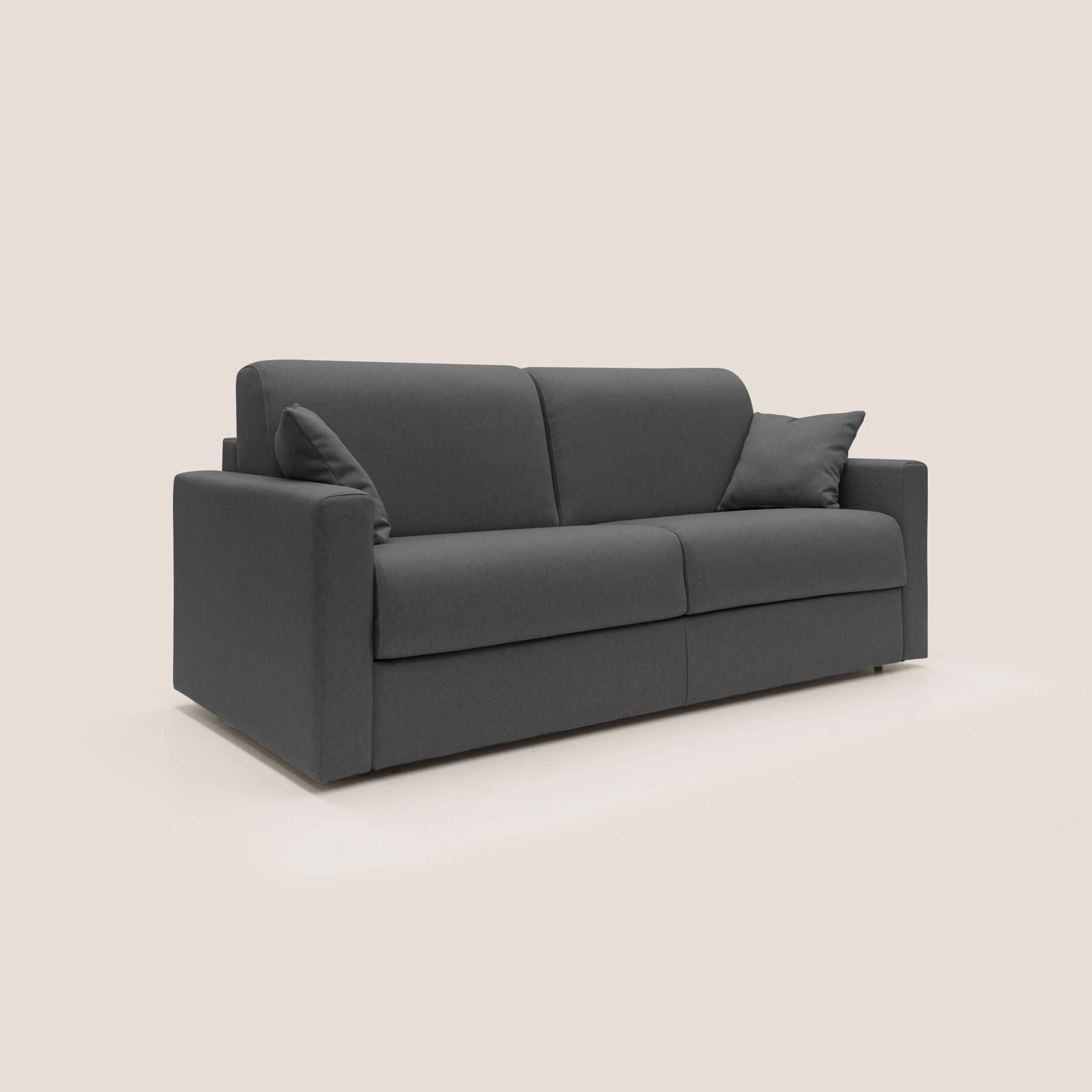 Chris Canapé convertible en tissu imperméable T13 anthracite - Image 3