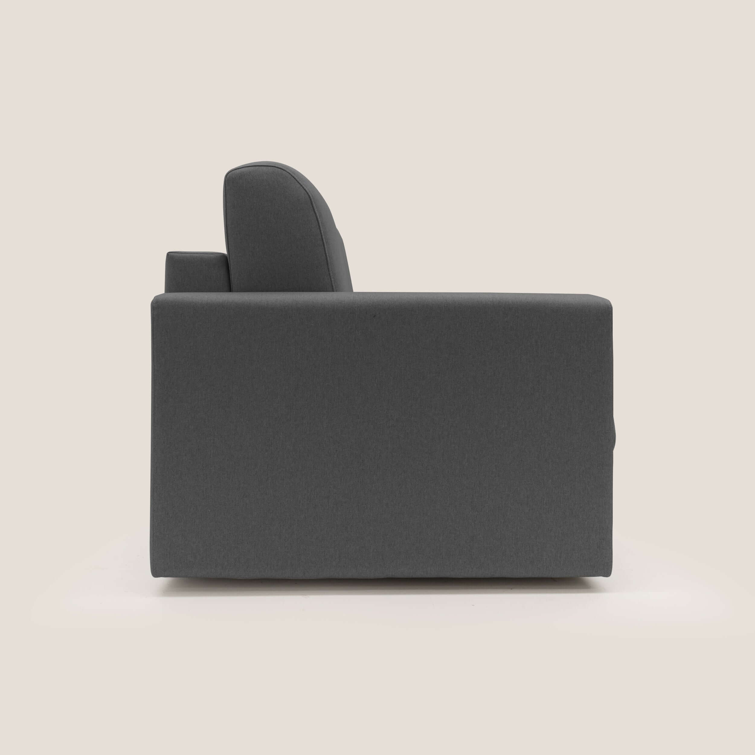 Chris Canapé convertible en tissu imperméable T13 anthracite - Image 5