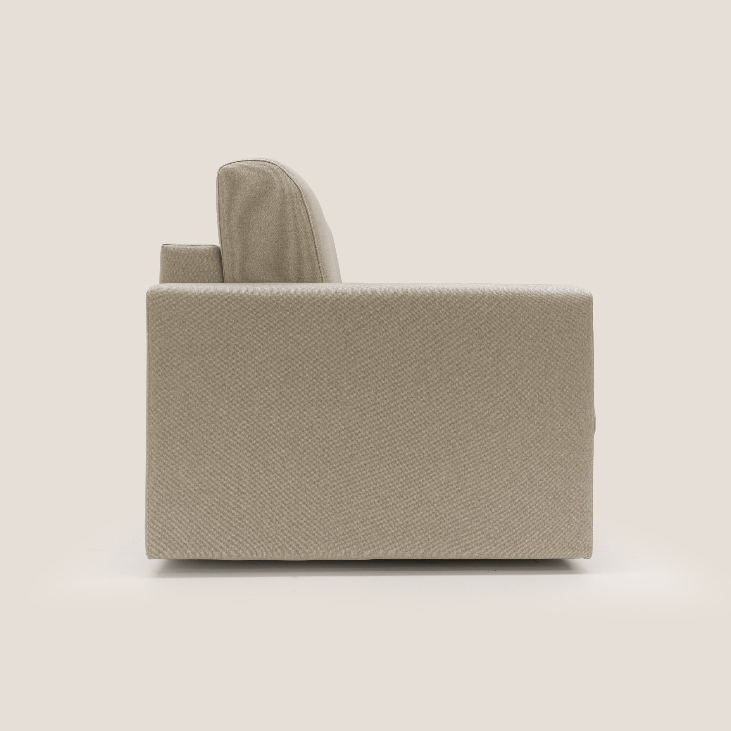 Chris Canapé convertible en tissu imperméable T13 beige - Image 5