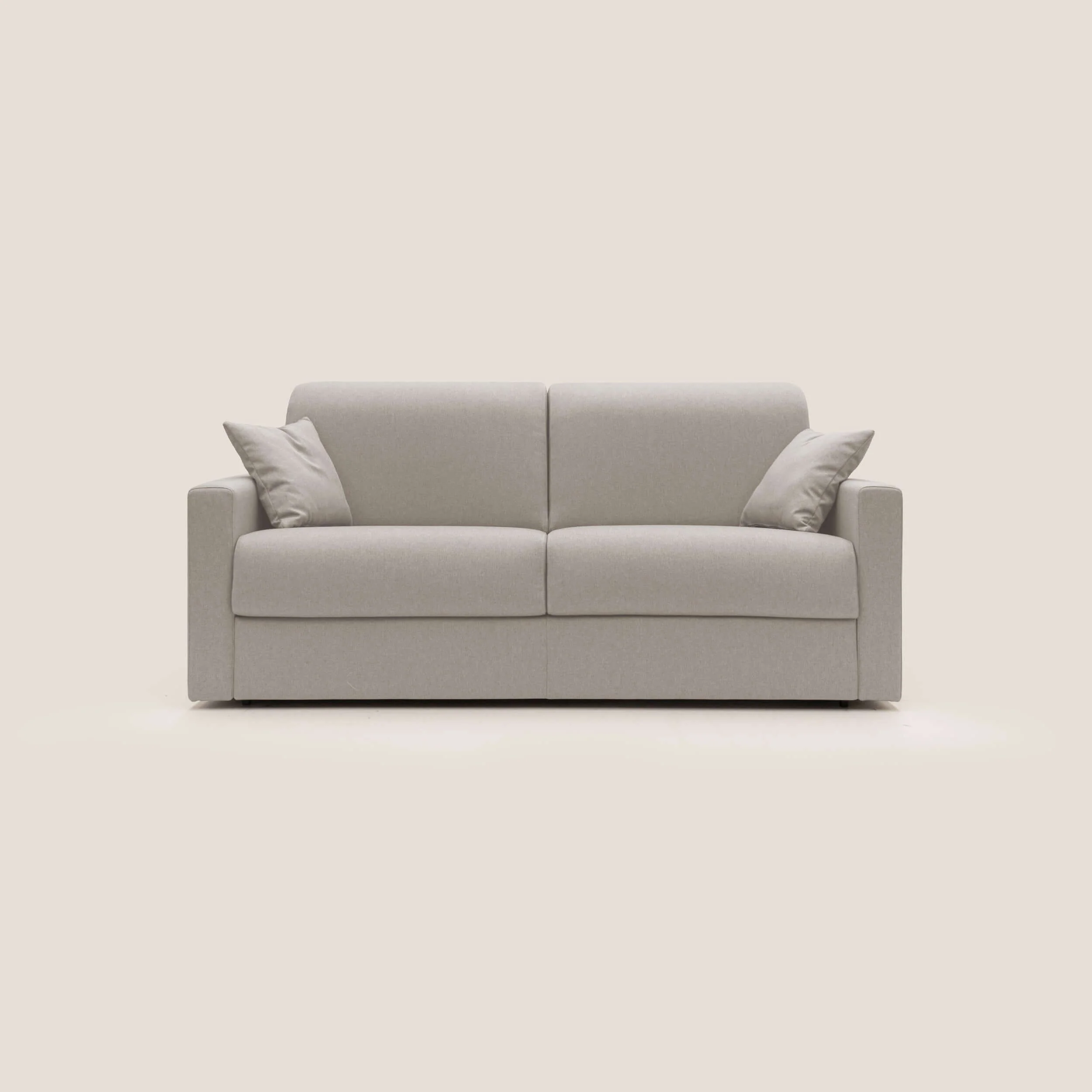 Chris Canapé convertible en tissu imperméable T13 crème