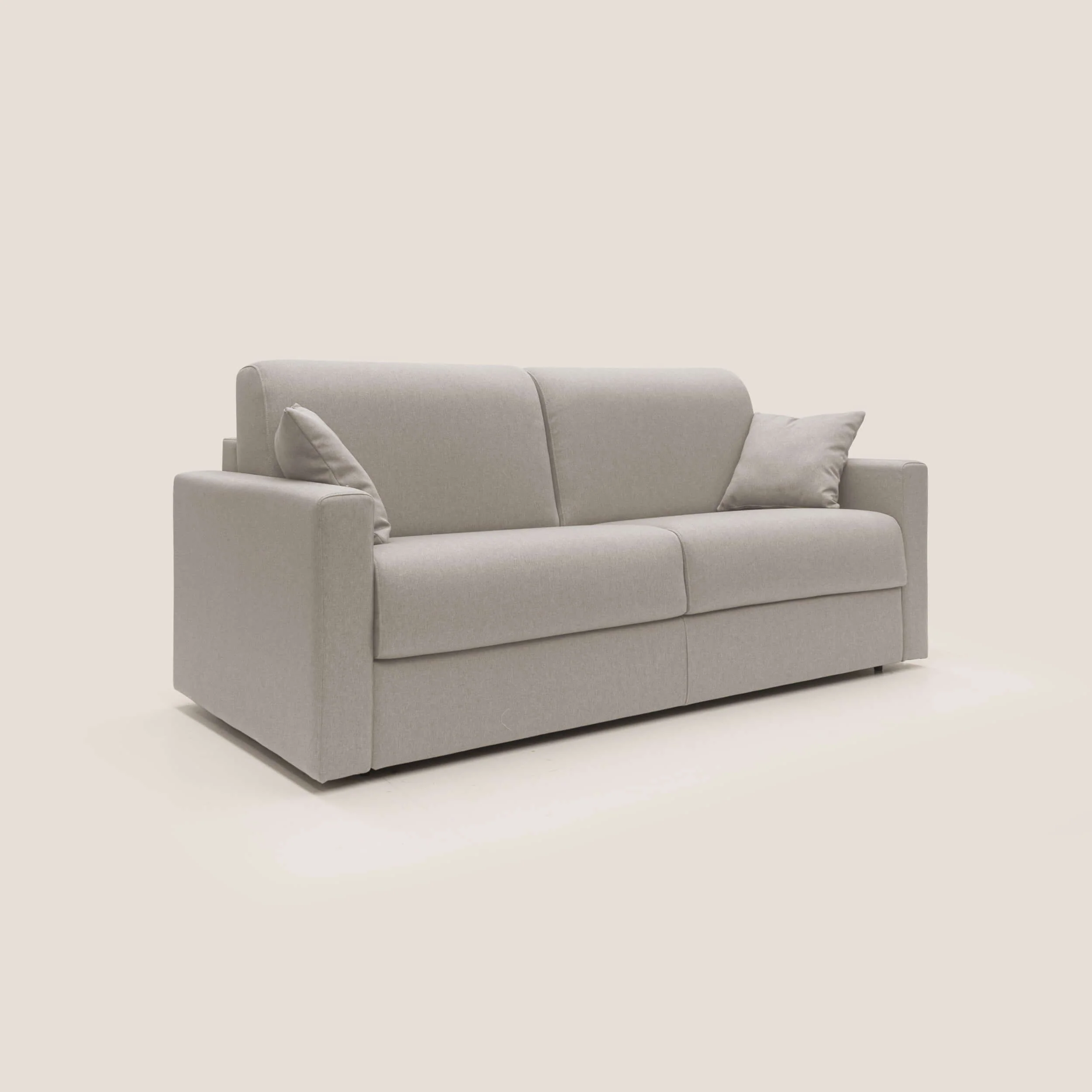Chris Canapé convertible en tissu imperméable T13 crème - Image 4