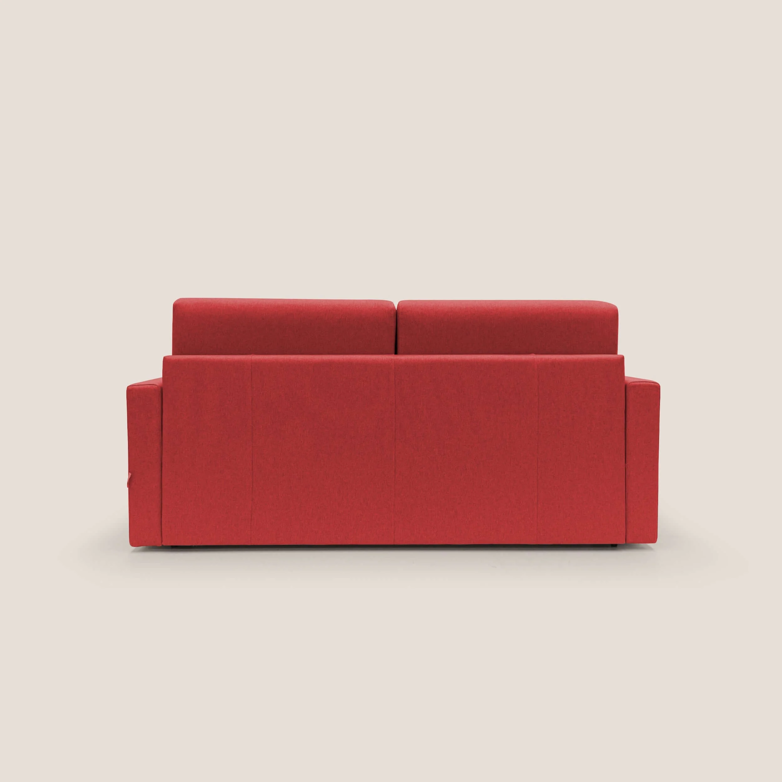 Chris Canapé convertible en tissu imperméable T13 rouge - Image 6