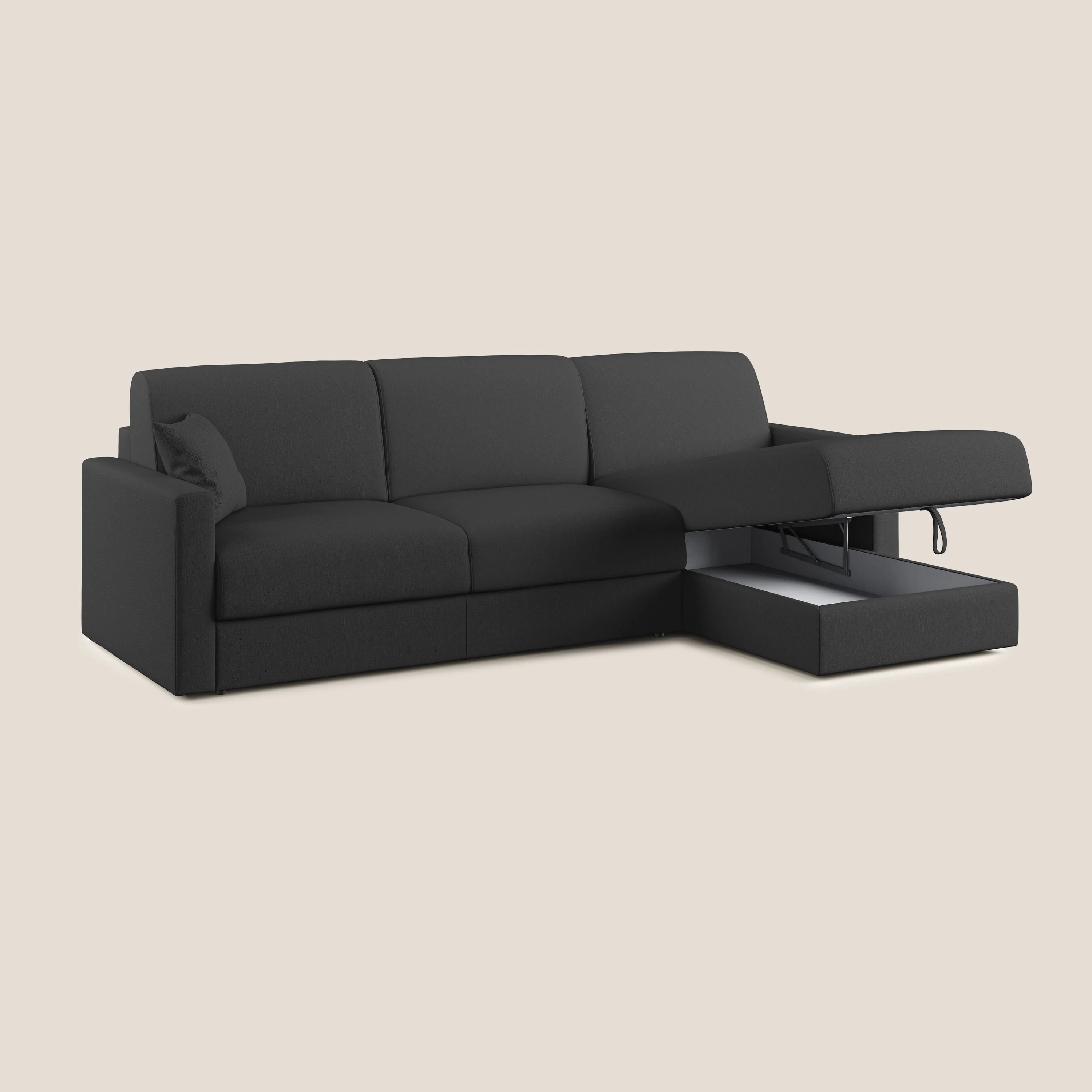 Chris Canapé d'angle 5 places en tissu imperméable T13 anthracite - Image 5