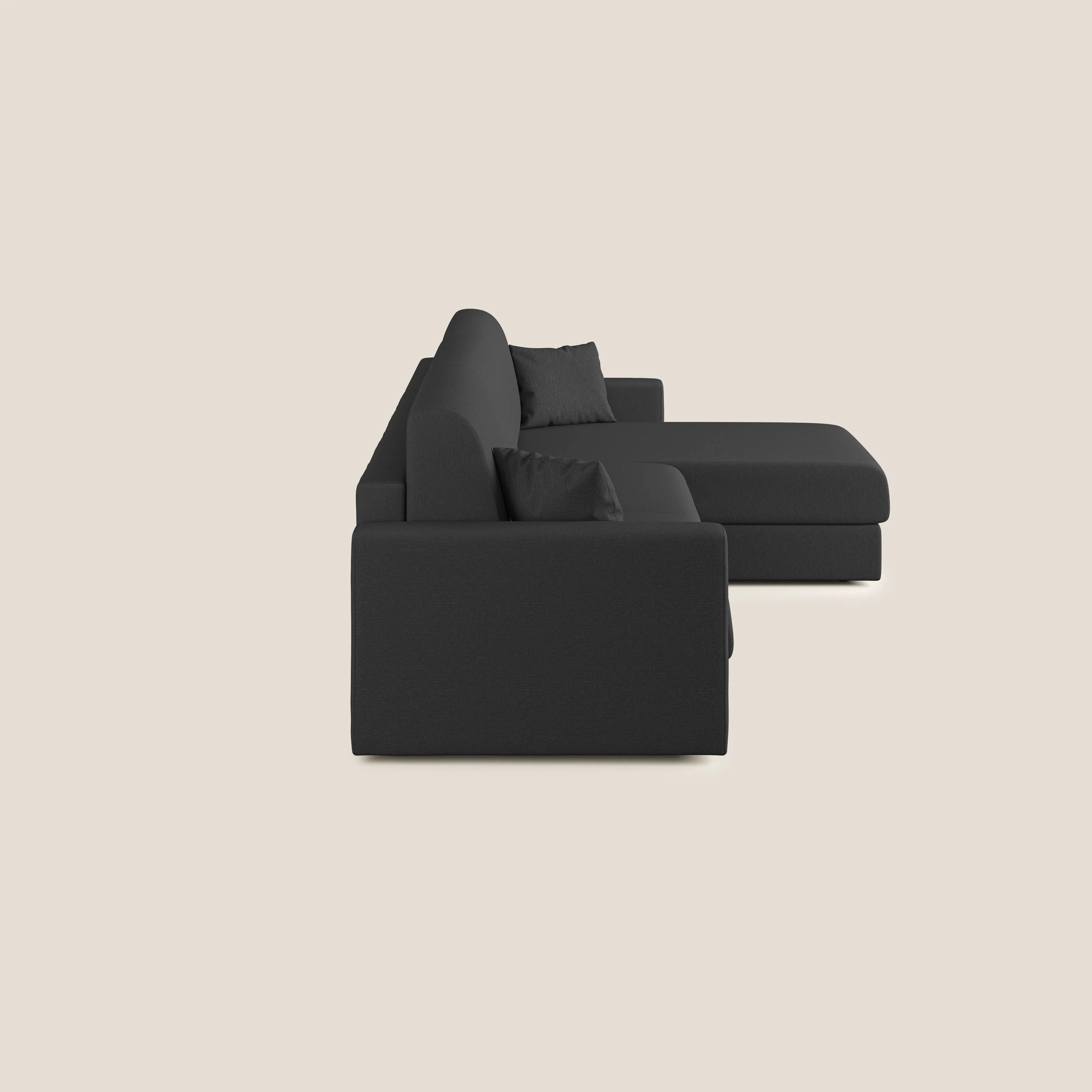 Chris Canapé d'angle 5 places en tissu imperméable T13 anthracite - Image 9