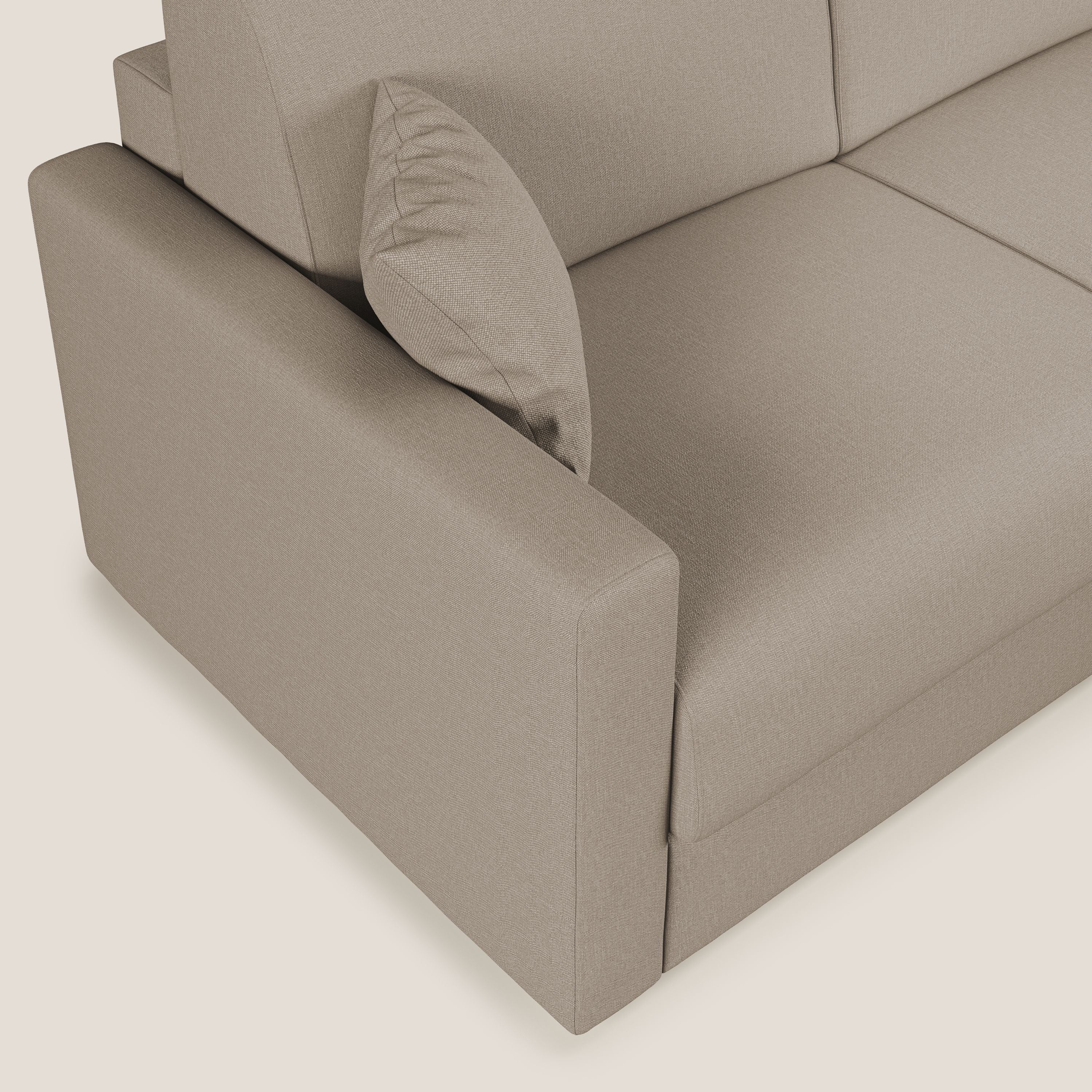 Chris Canapé d'angle 5 places en tissu imperméable T13 beige - Image 6