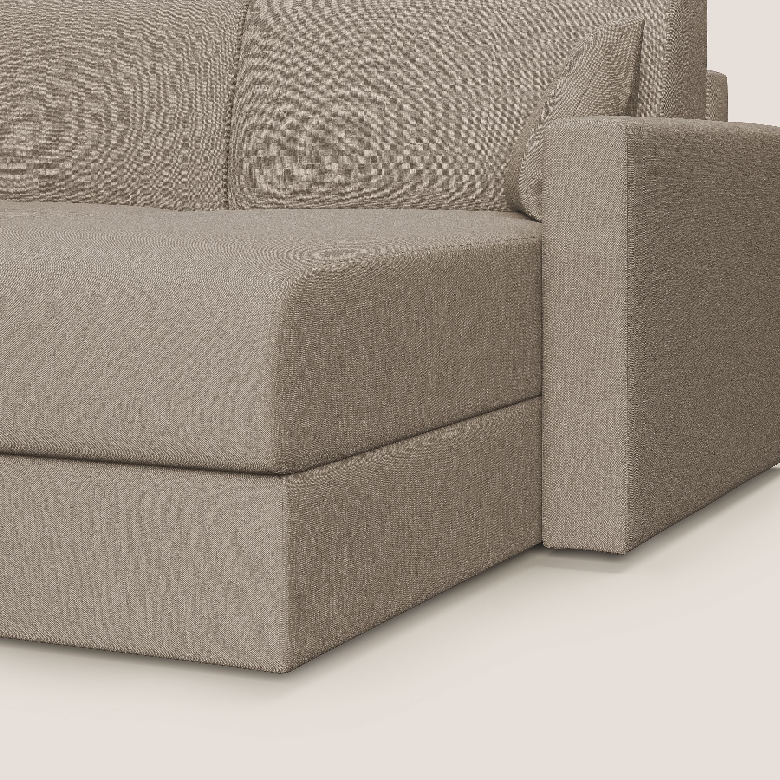 Chris Canapé d'angle 5 places en tissu imperméable T13 beige - Image 7