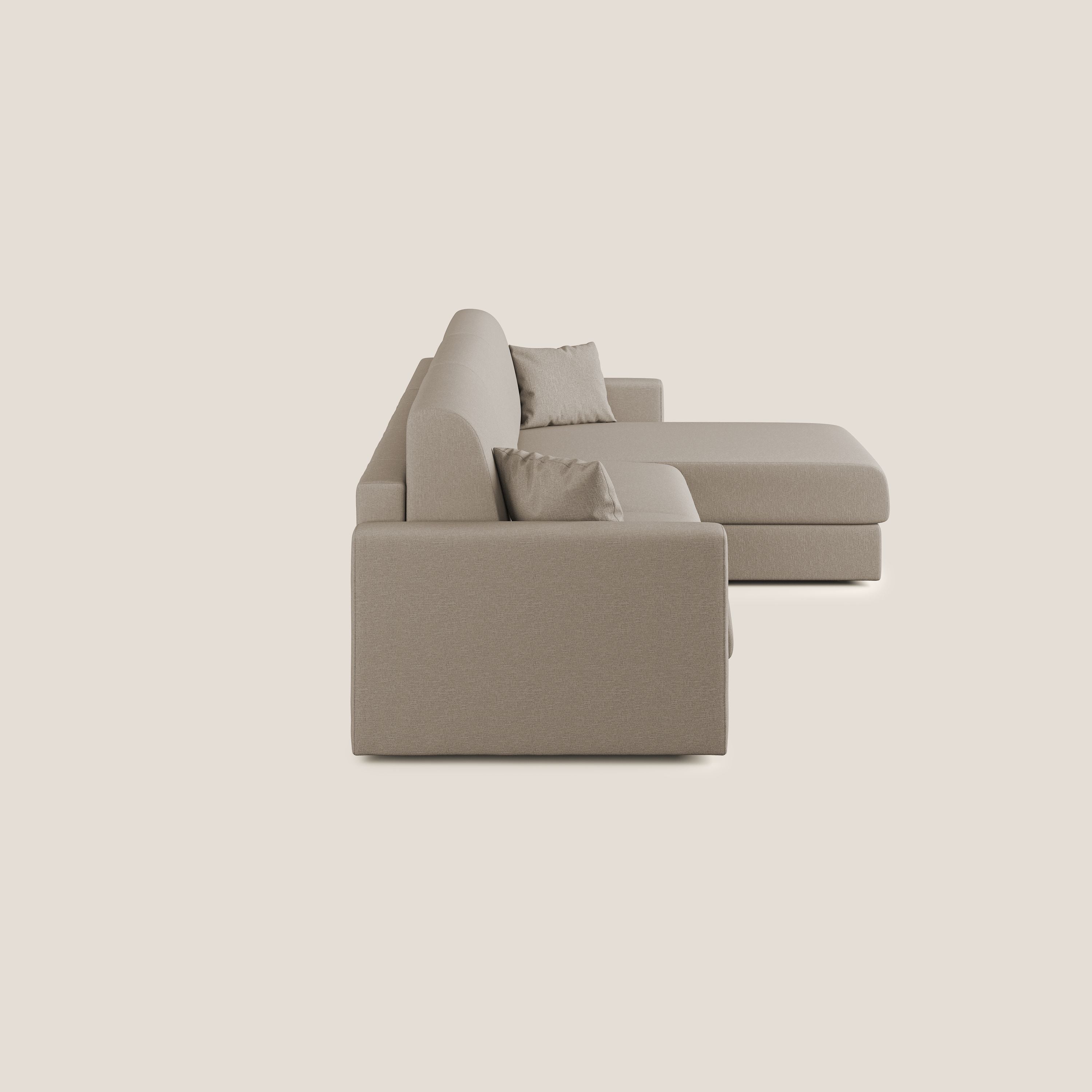 Chris Canapé d'angle 5 places en tissu imperméable T13 beige - Image 8