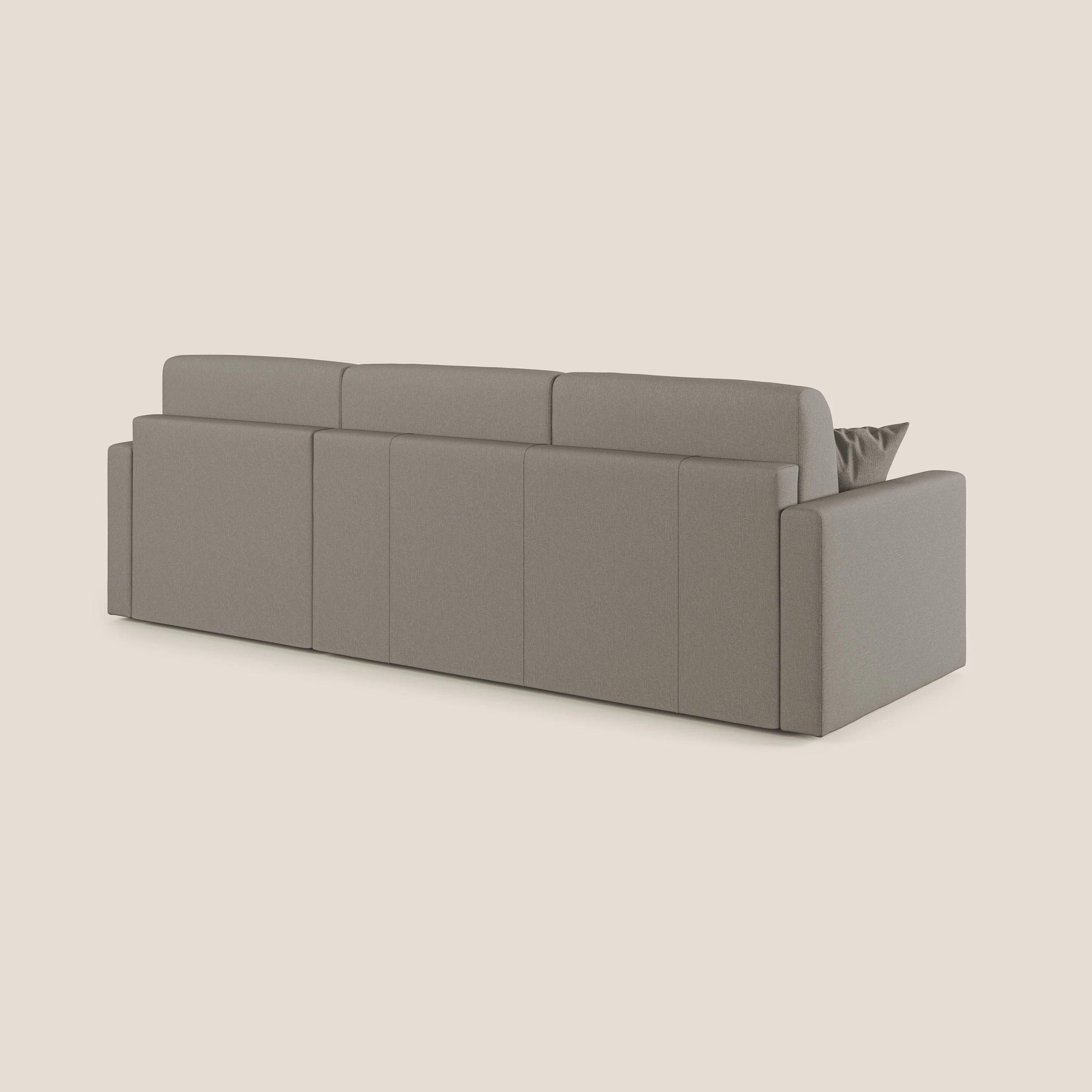 Chris Canapé d'angle 5 places en tissu imperméable T13 Taupe tortora - Image 10
