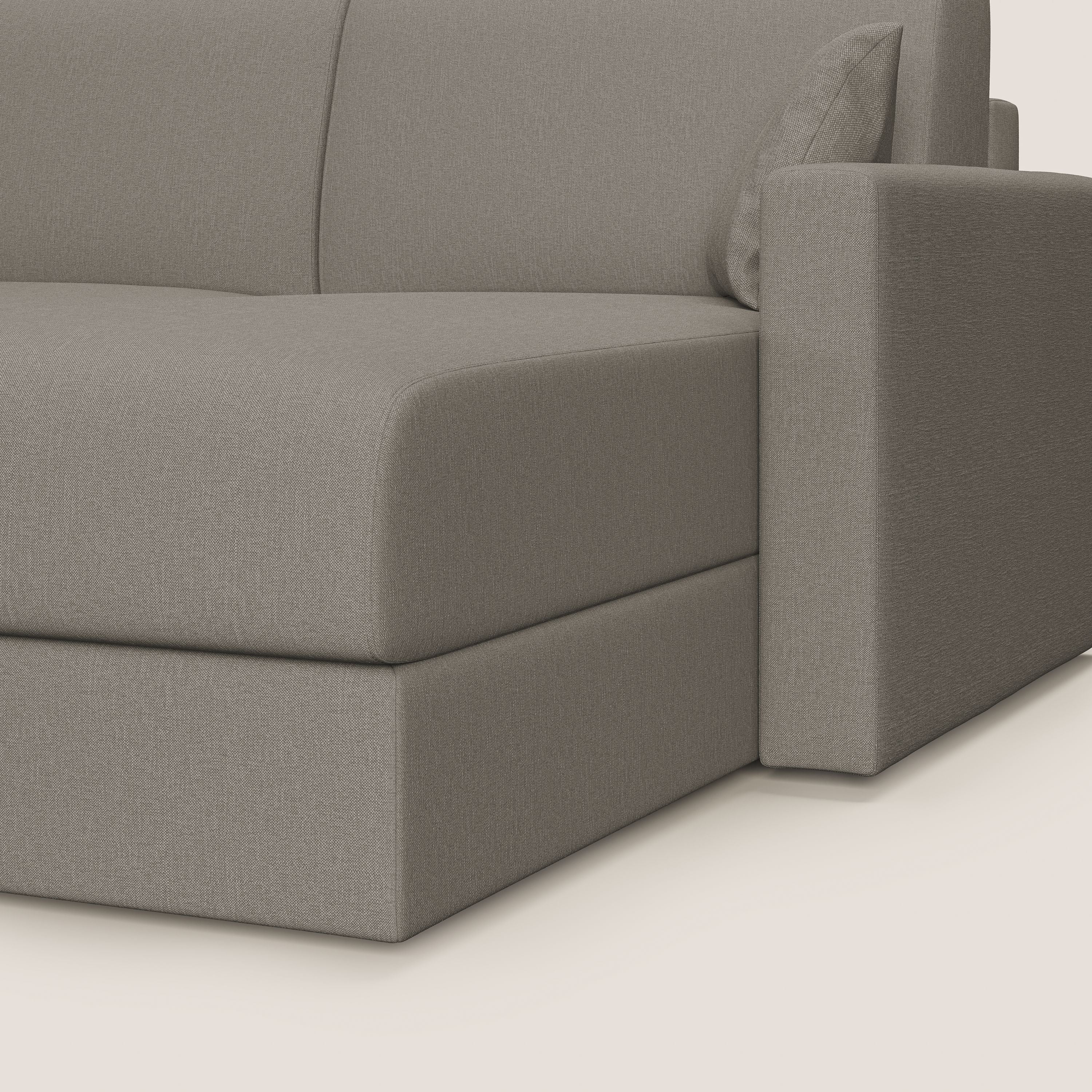 Chris Canapé d'angle 5 places en tissu imperméable T13 Taupe tortora - Image 11