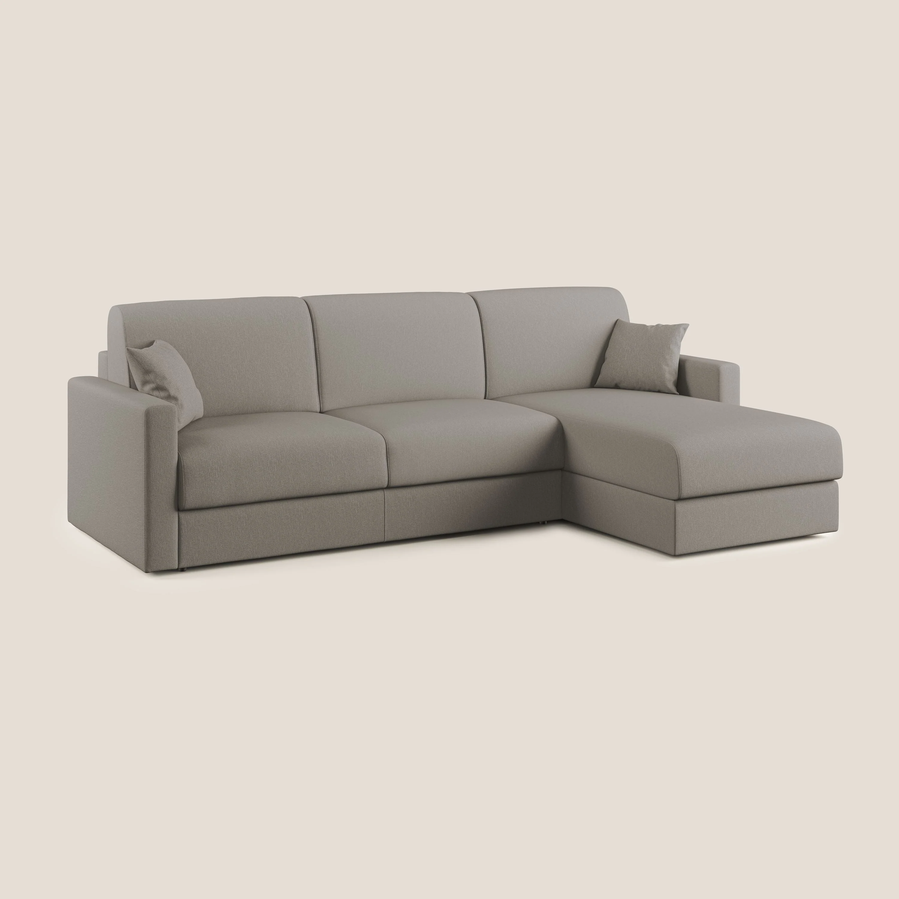 Chris Canapé d'angle 5 places en tissu imperméable T13 Taupe tortora - Image 4