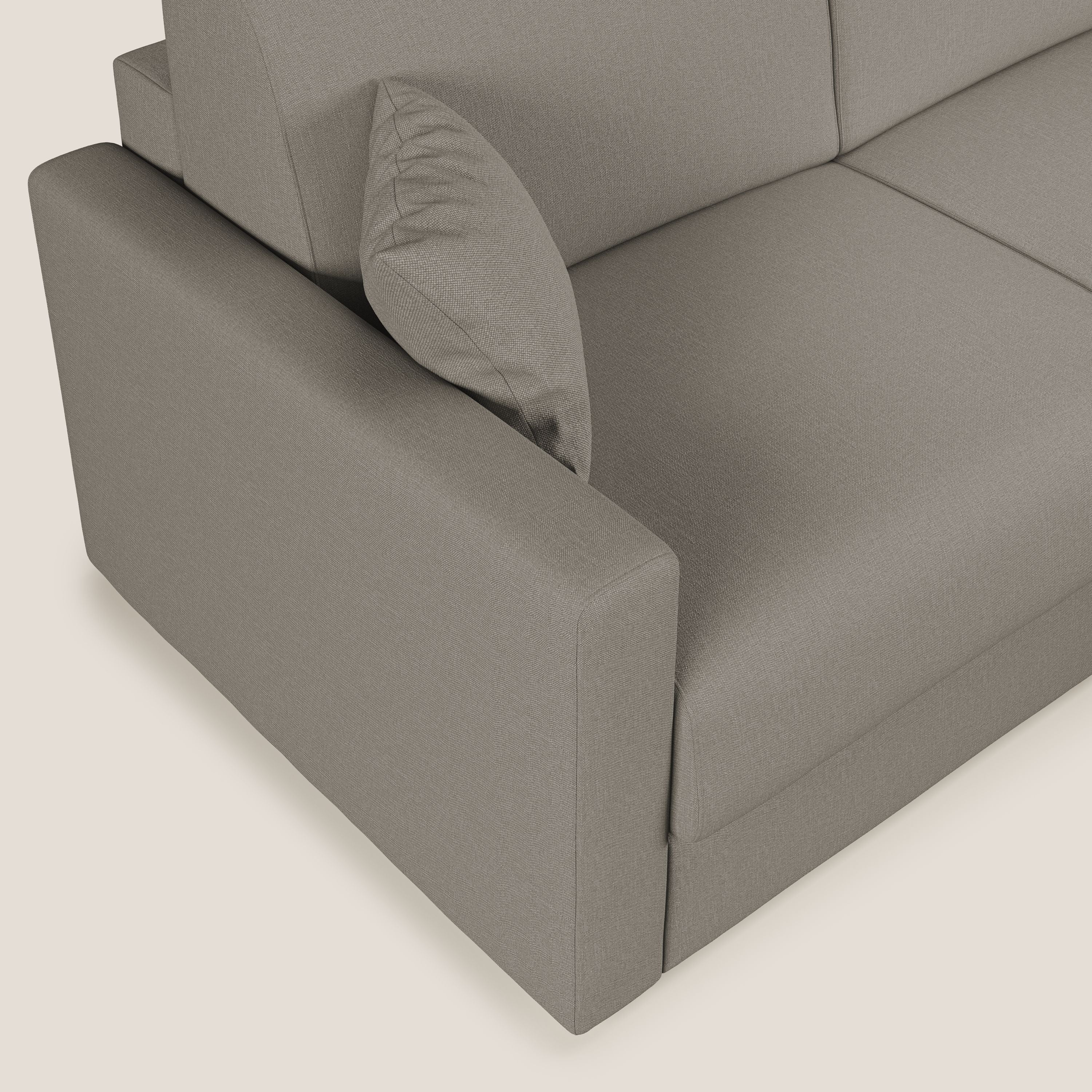 Chris Canapé d'angle 5 places en tissu imperméable T13 Taupe tortora - Image 6