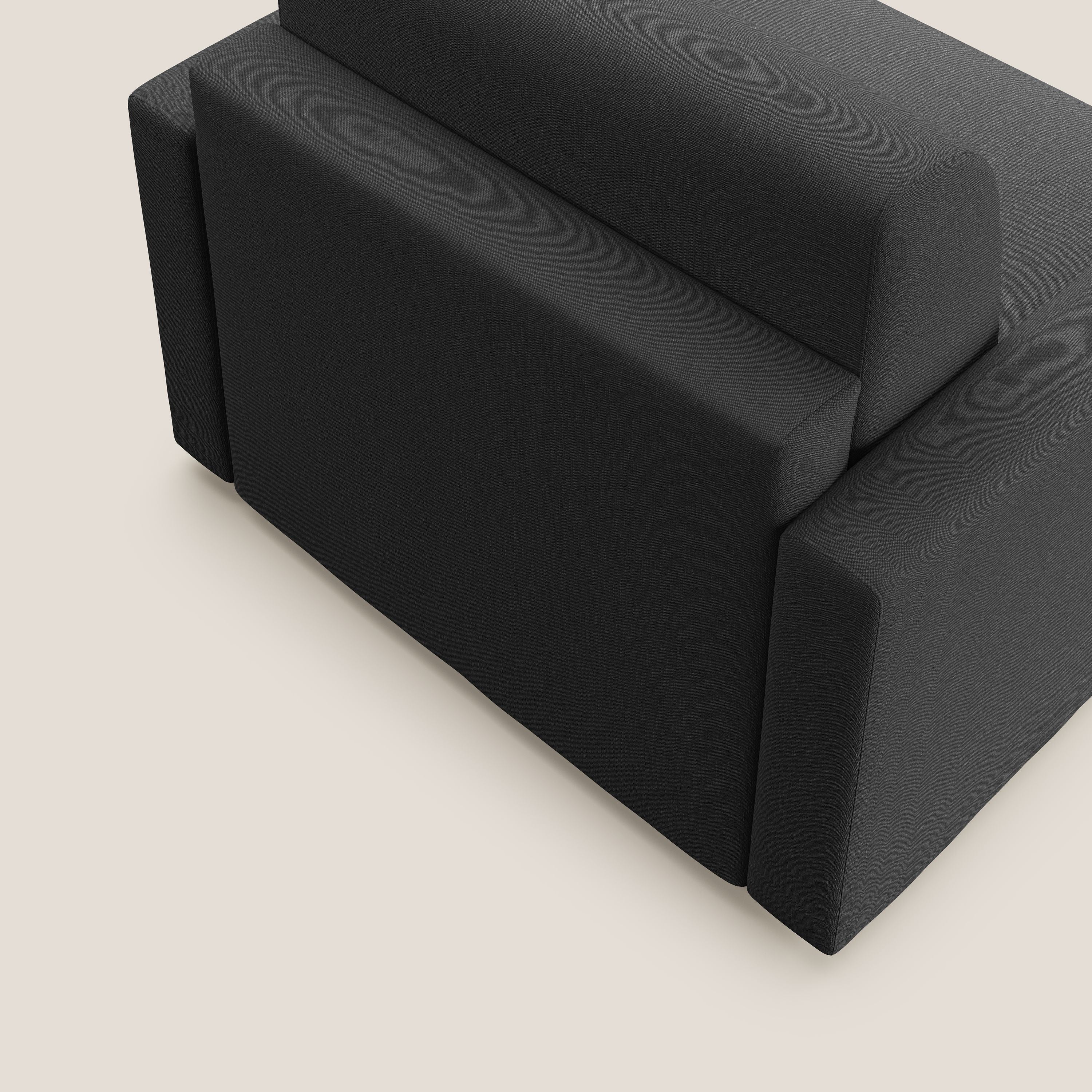 Chris Fauteuil convertible en tissu imperméable T13 anthracite - Image 6