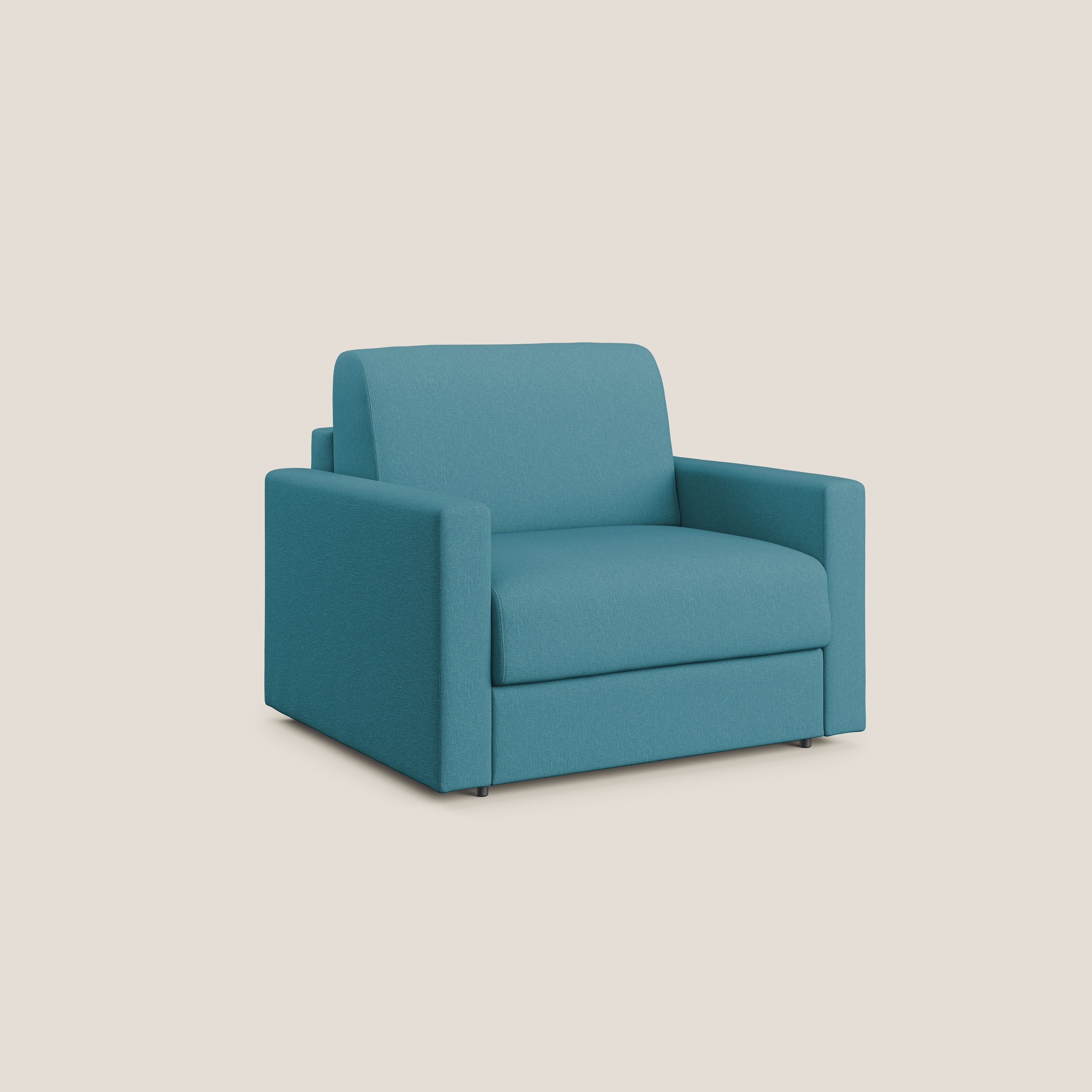 Chris Fauteuil convertible en tissu imperméable T13 azur - Image 3