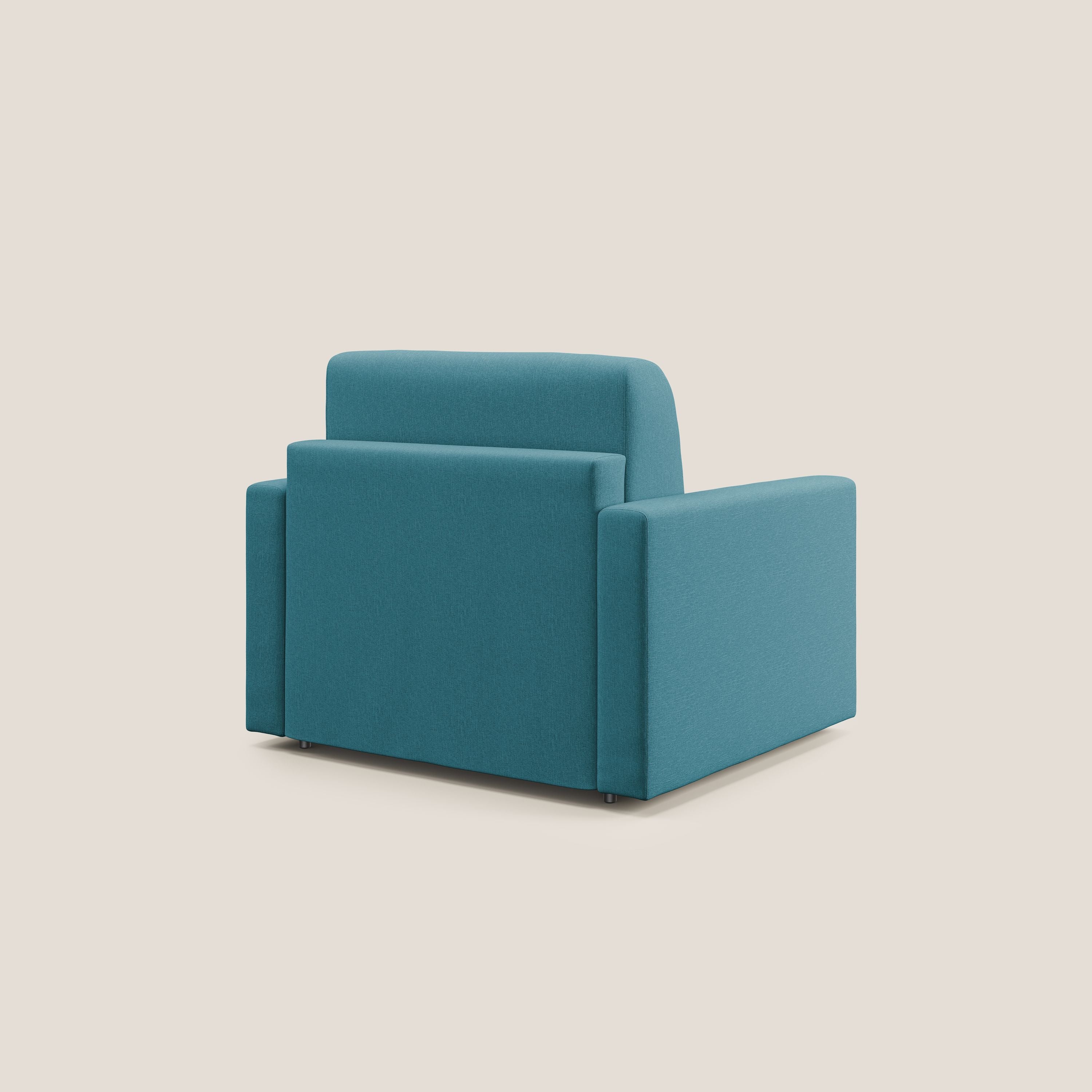 Chris Fauteuil convertible en tissu imperméable T13 azur - Image 4