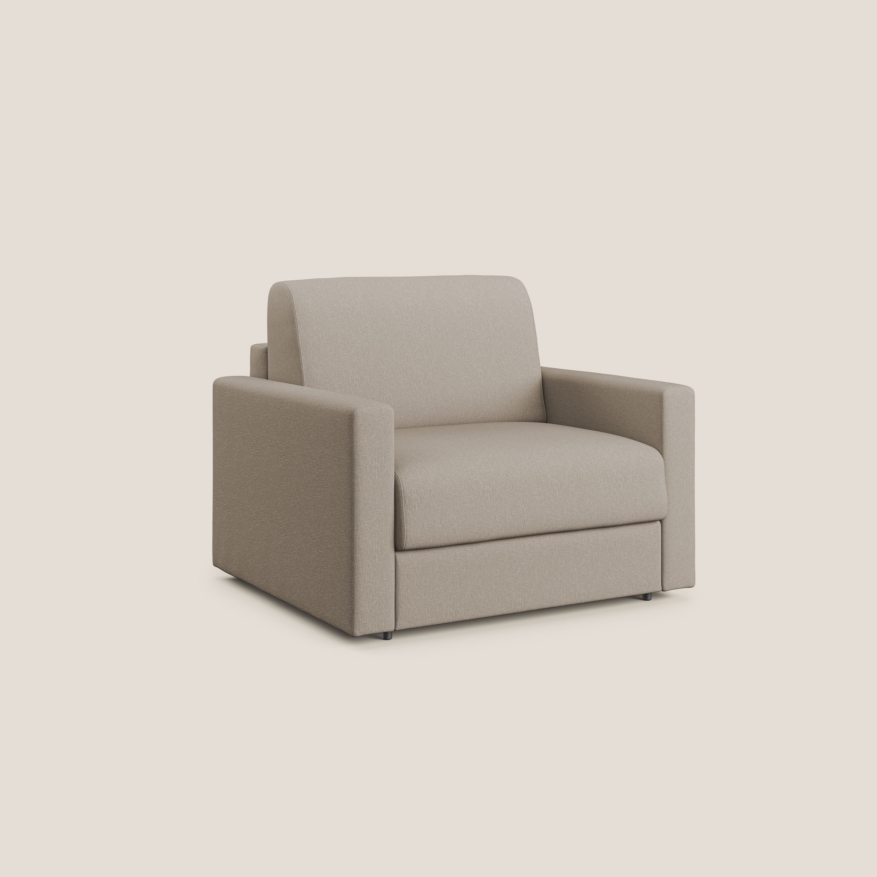 Chris Fauteuil convertible en tissu imperméable T13 beige - Image 3